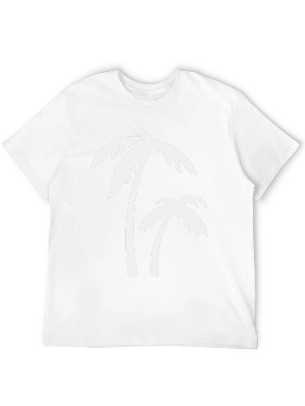 Black Palm Tree Graphic Tee - Tropical Vibes T-Shirt