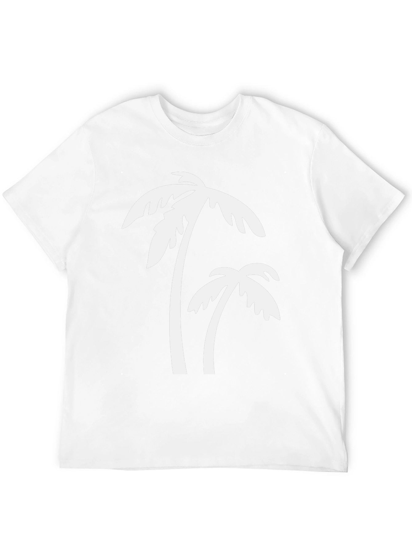 Black Palm Tree Graphic Tee - Tropical Vibes T-Shirt