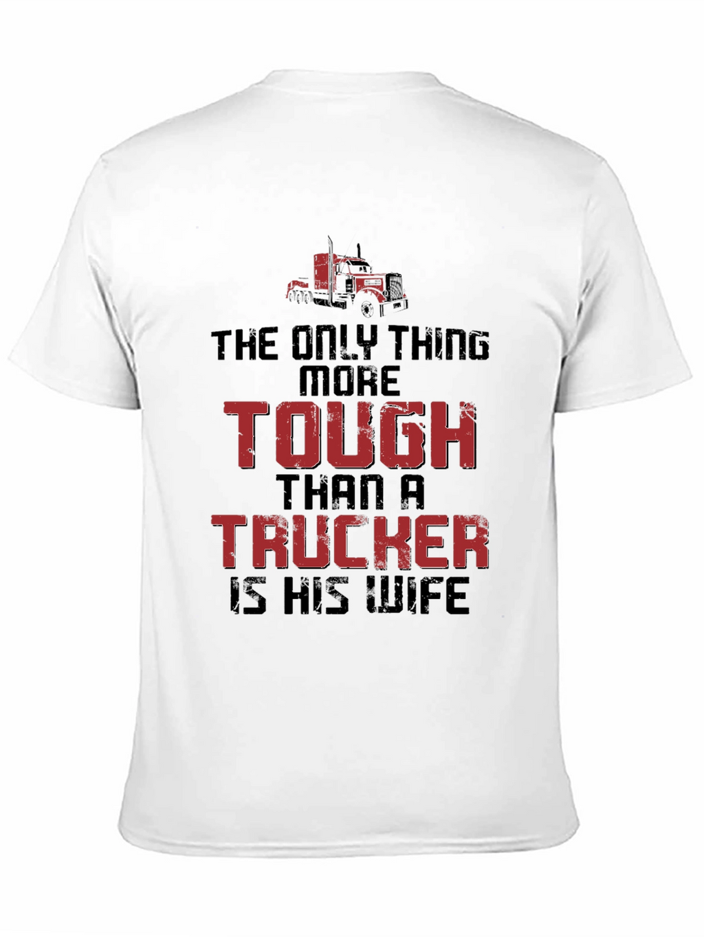 Tough Truckers Wife Graphic Tee - Black