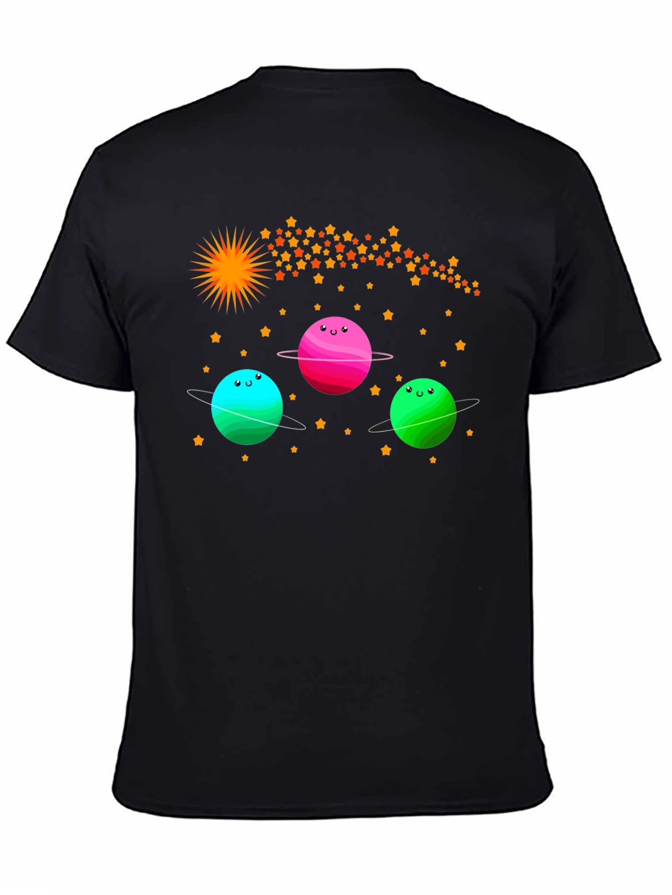 Cartoon Planets Graphic Tee