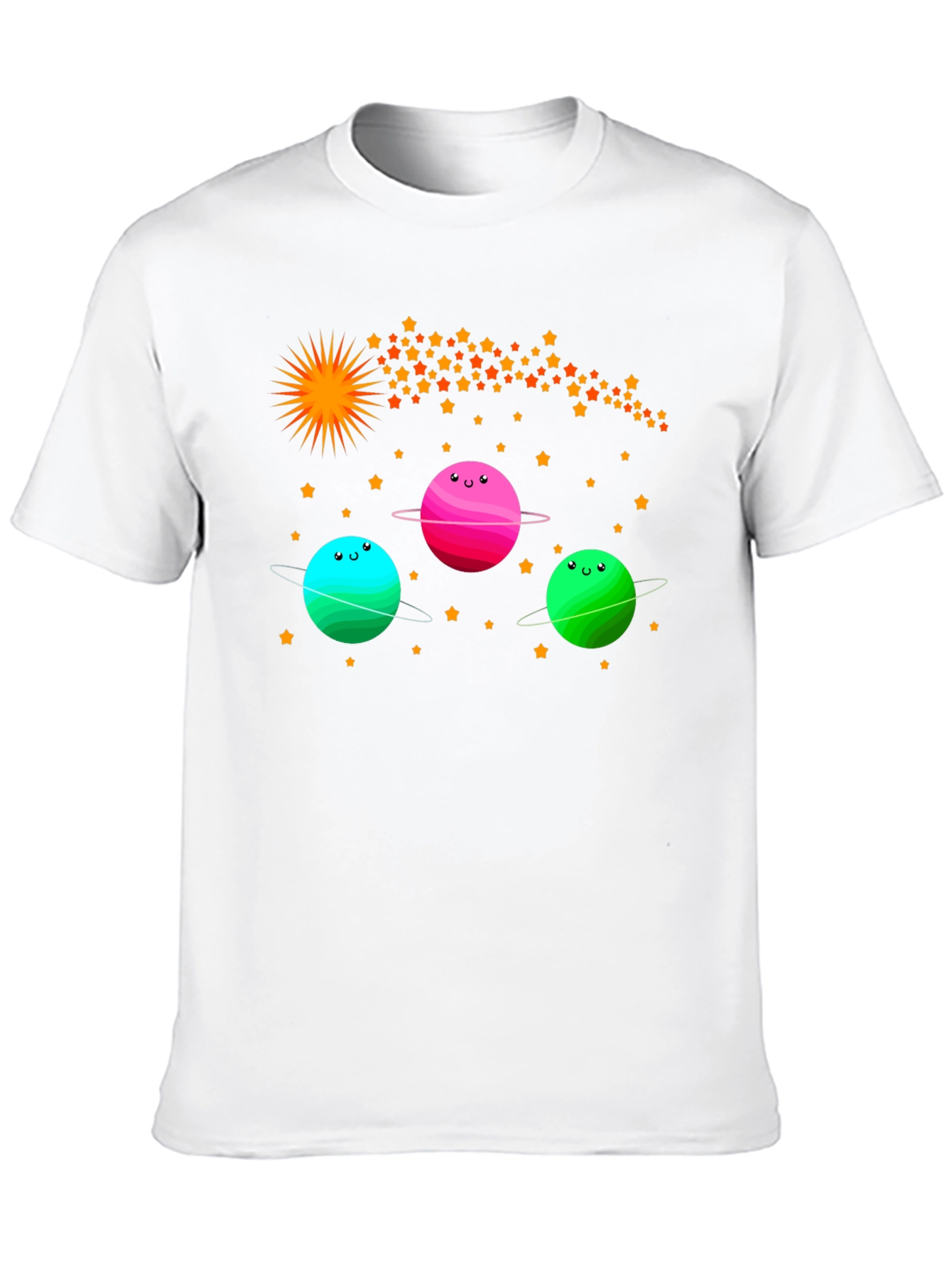 Cartoon Planets Graphic Tee