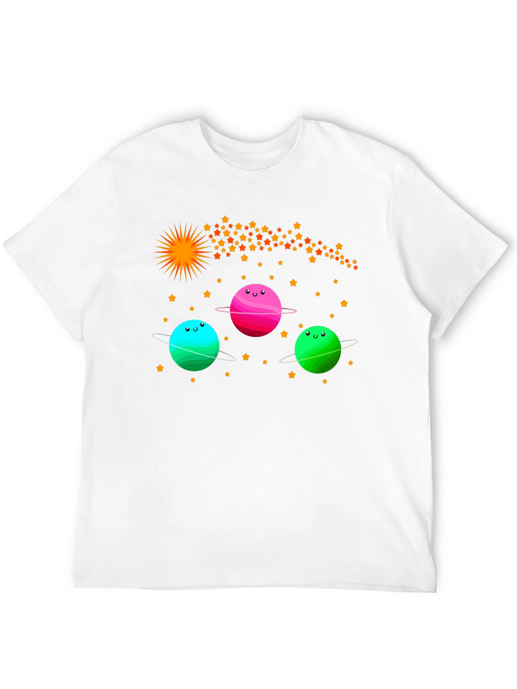 Cartoon Planets Graphic Tee