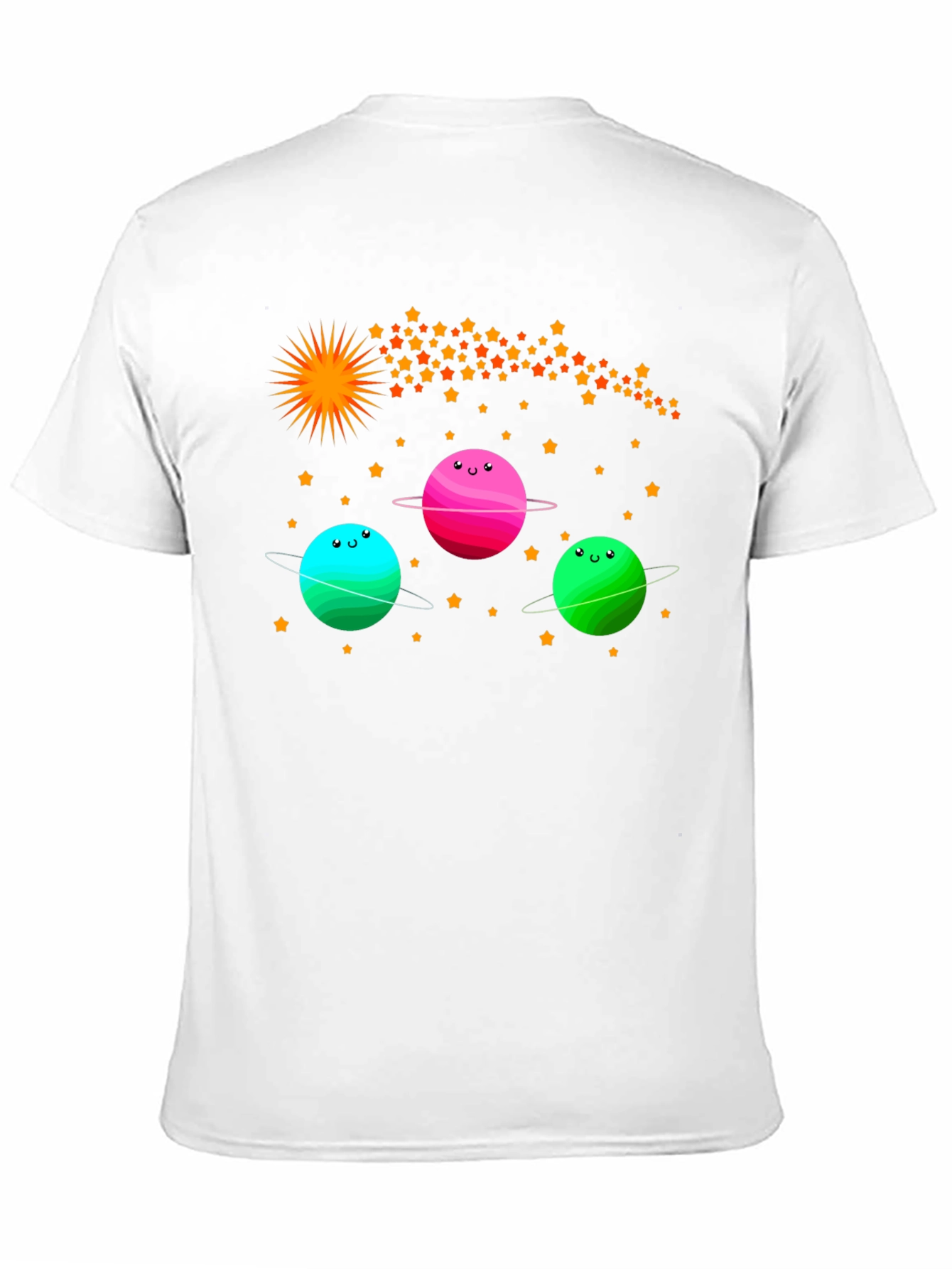 Cartoon Planets Graphic Tee