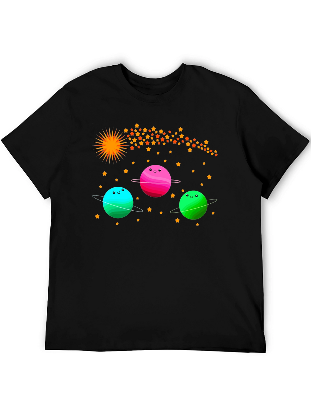 Cartoon Planets Graphic Tee