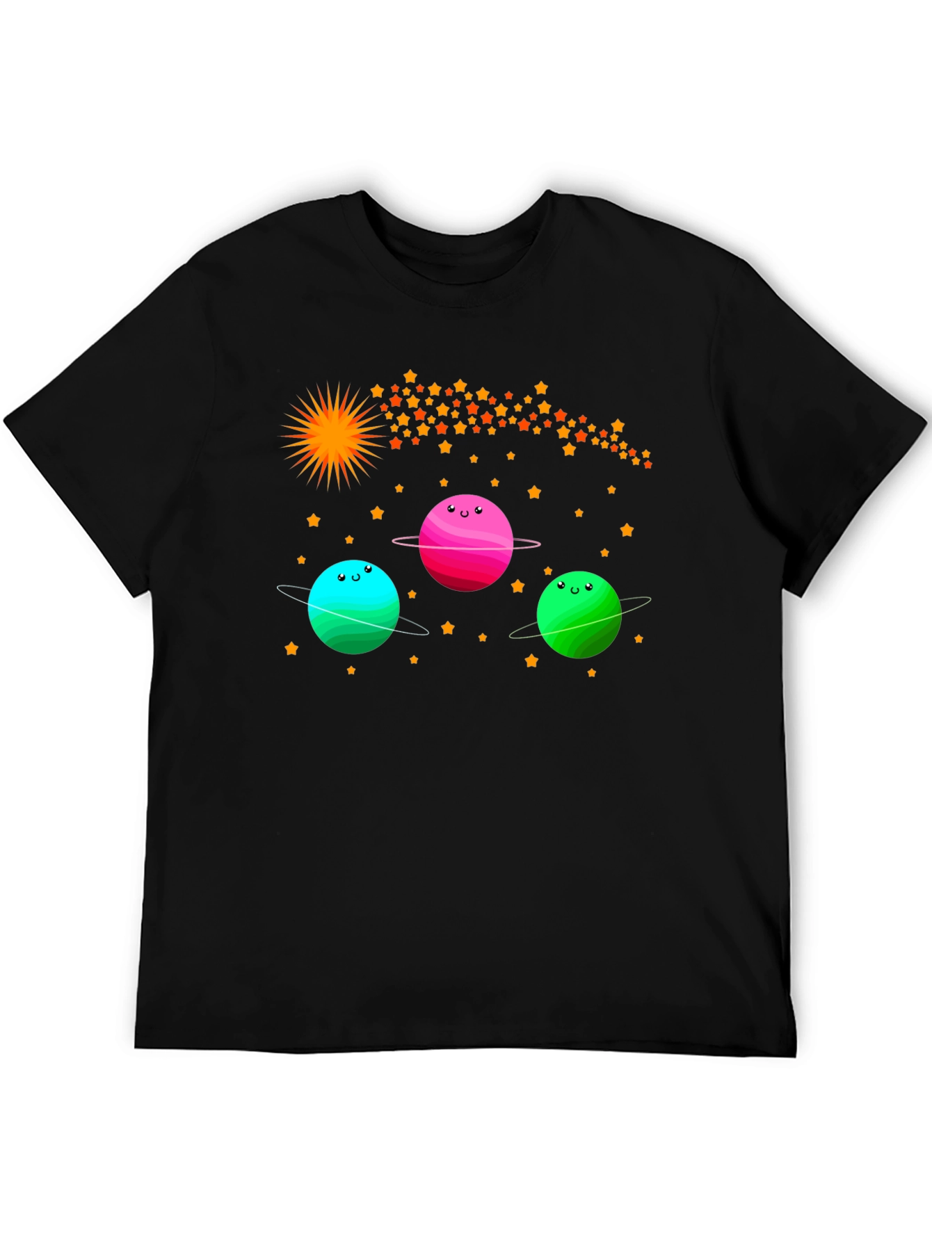 Cartoon Planets Graphic Tee