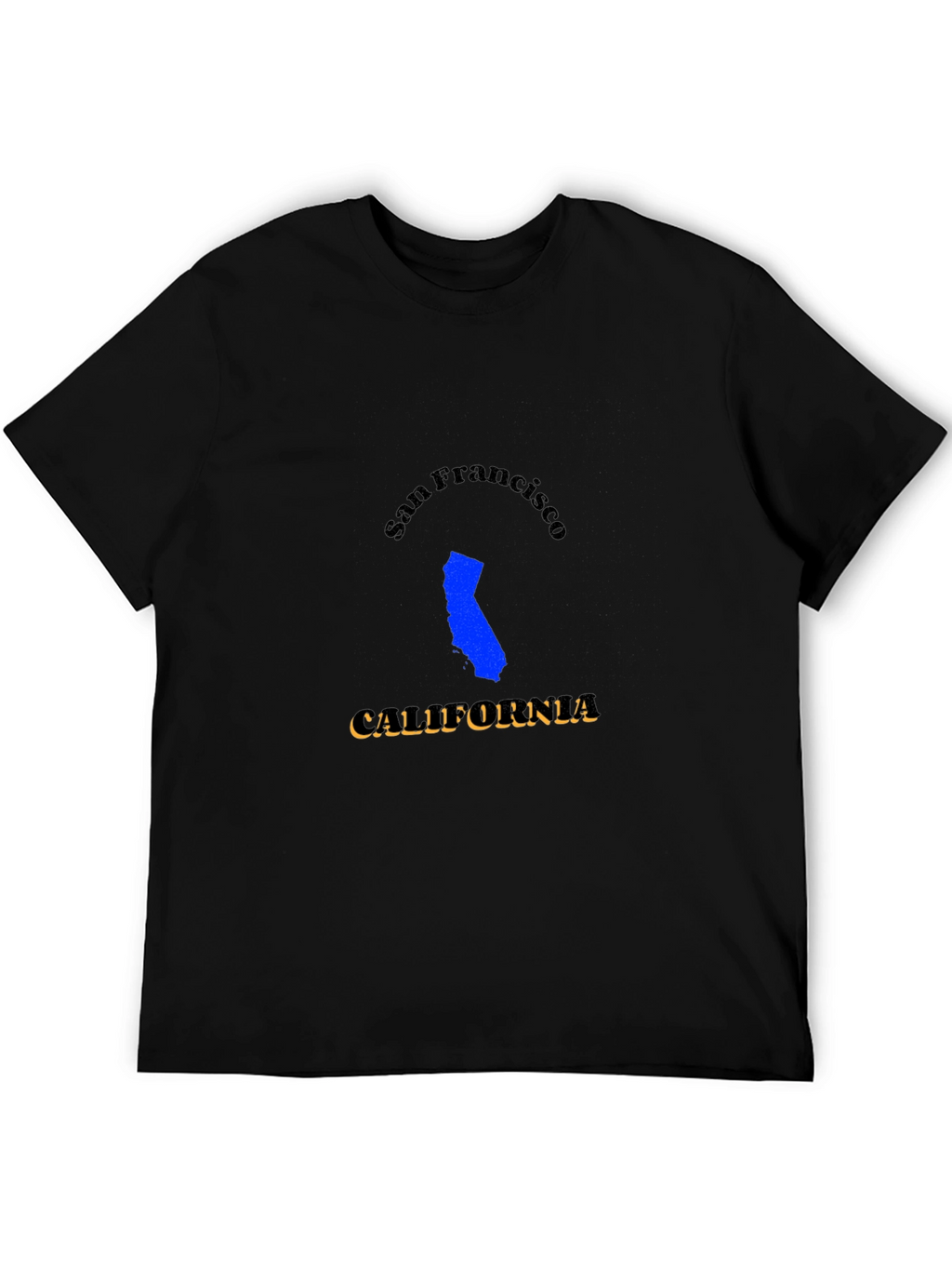 San Francisco California Black T-Shirt