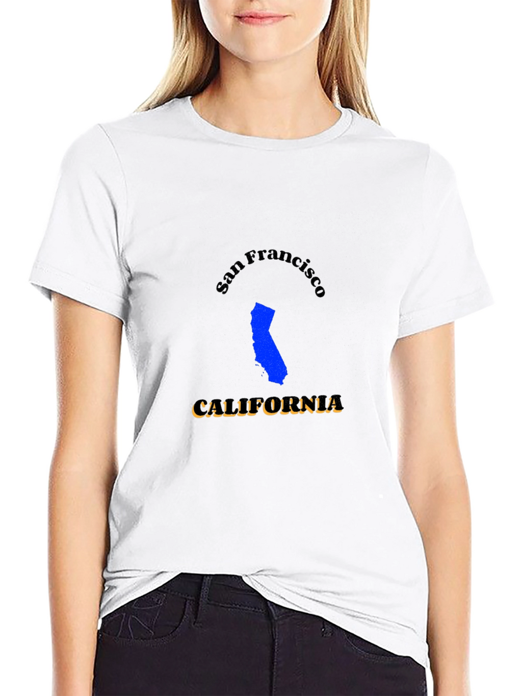 San Francisco California Black T-Shirt