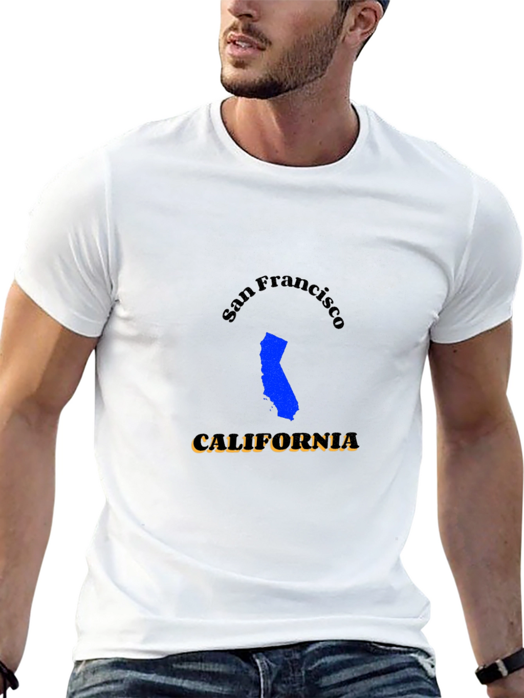 San Francisco California Black T-Shirt