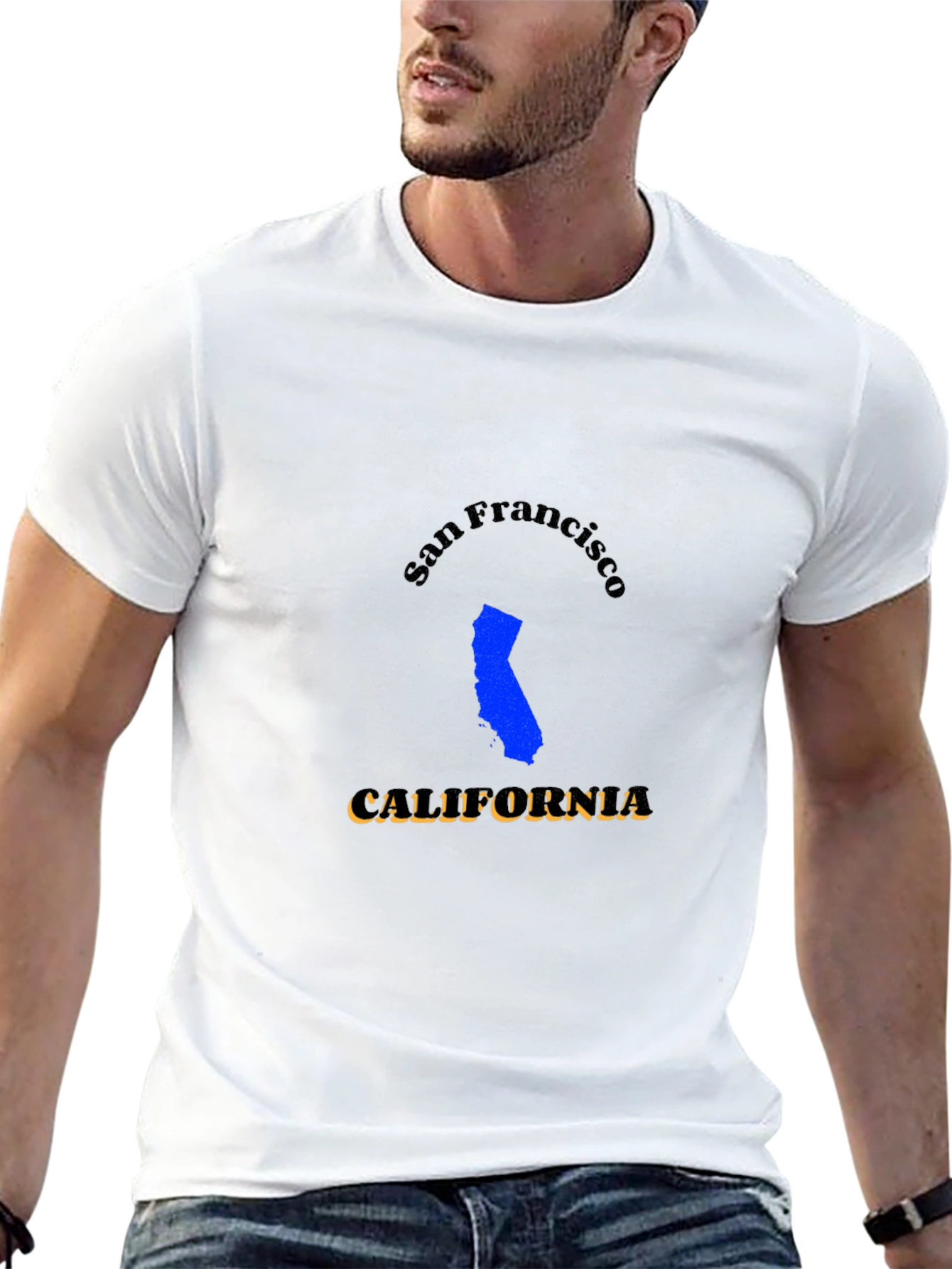 San Francisco California Black T-Shirt