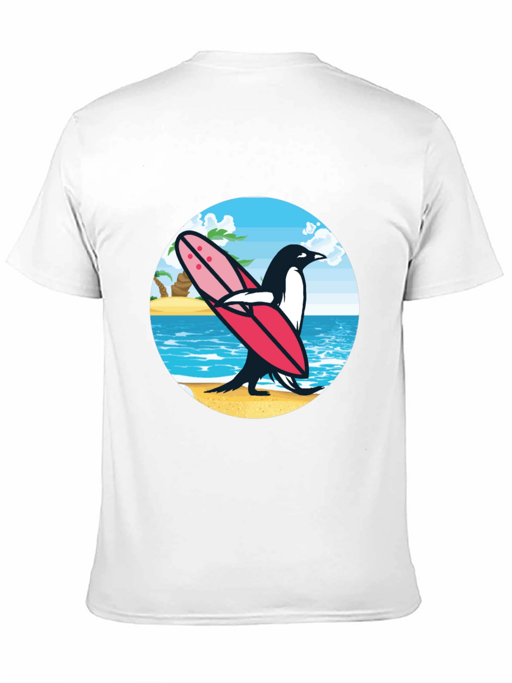 Surfing Penguin Graphic Tee