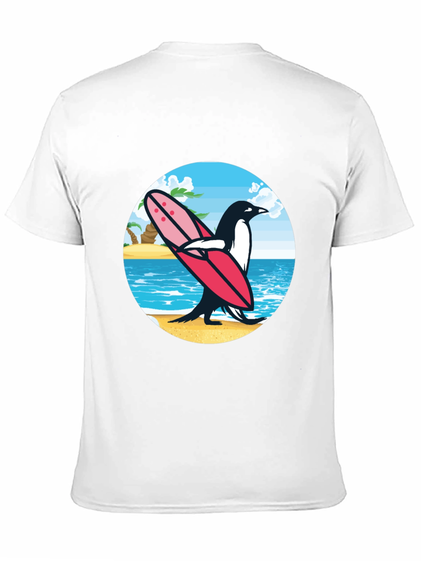 Surfing Penguin Graphic Tee