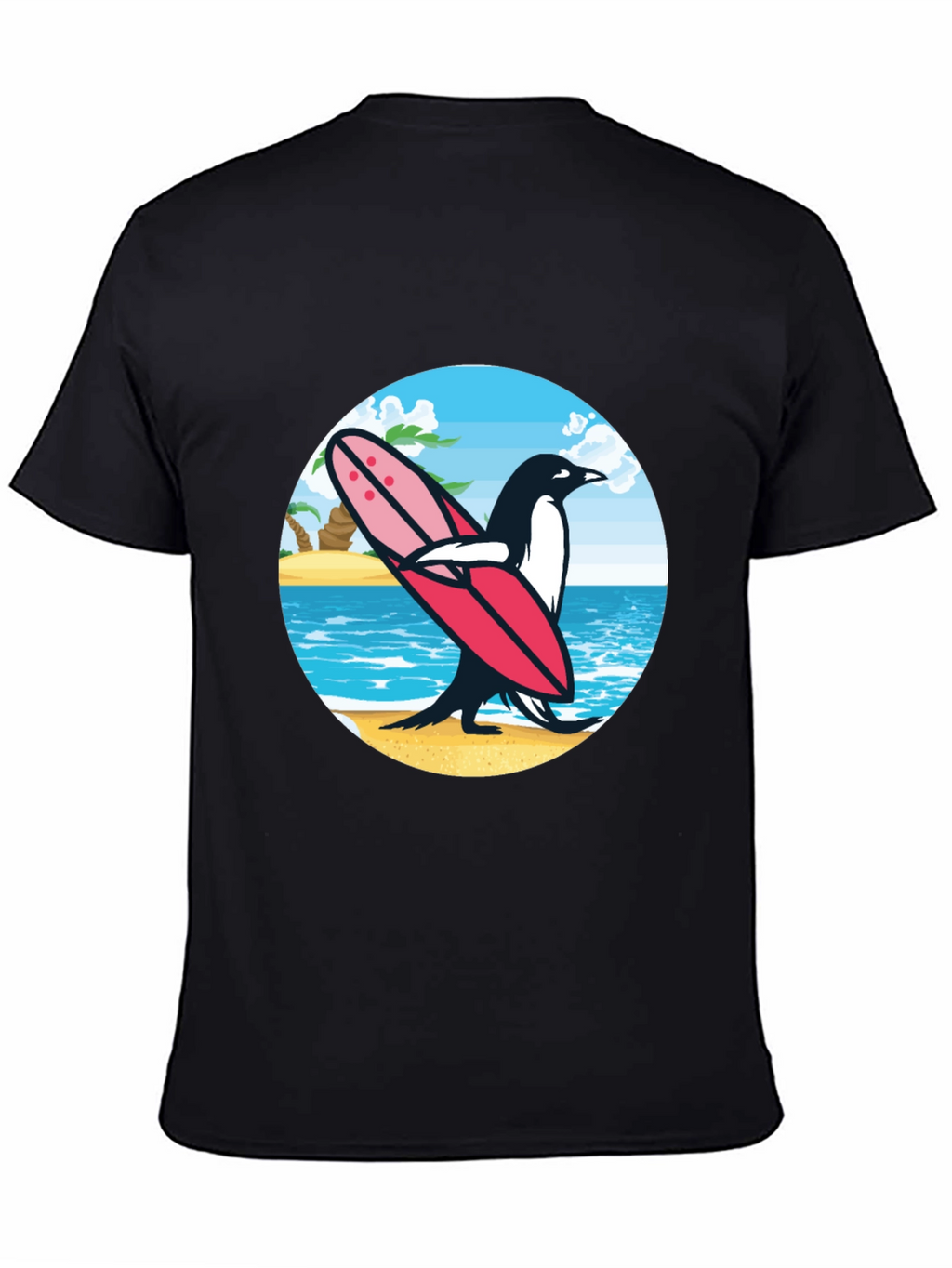 Surfing Penguin Graphic Tee