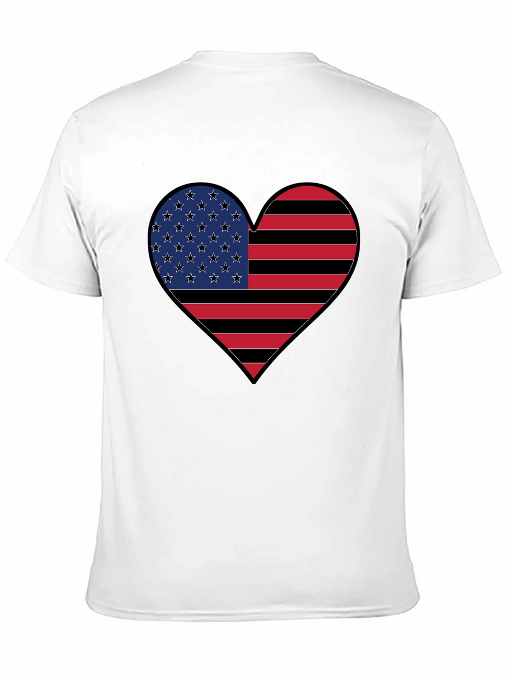 American Flag Heart T-Shirt