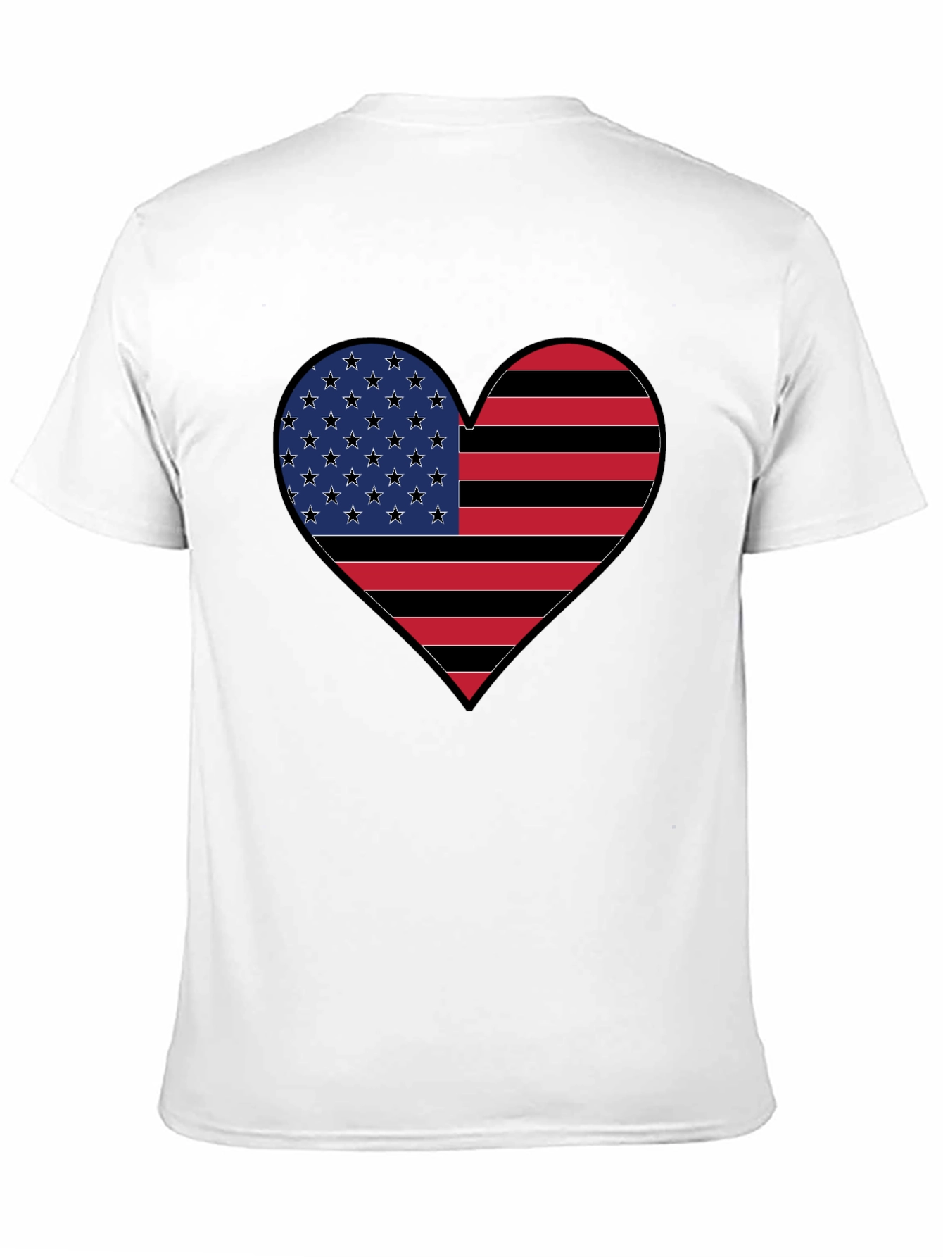 American Flag Heart T-Shirt