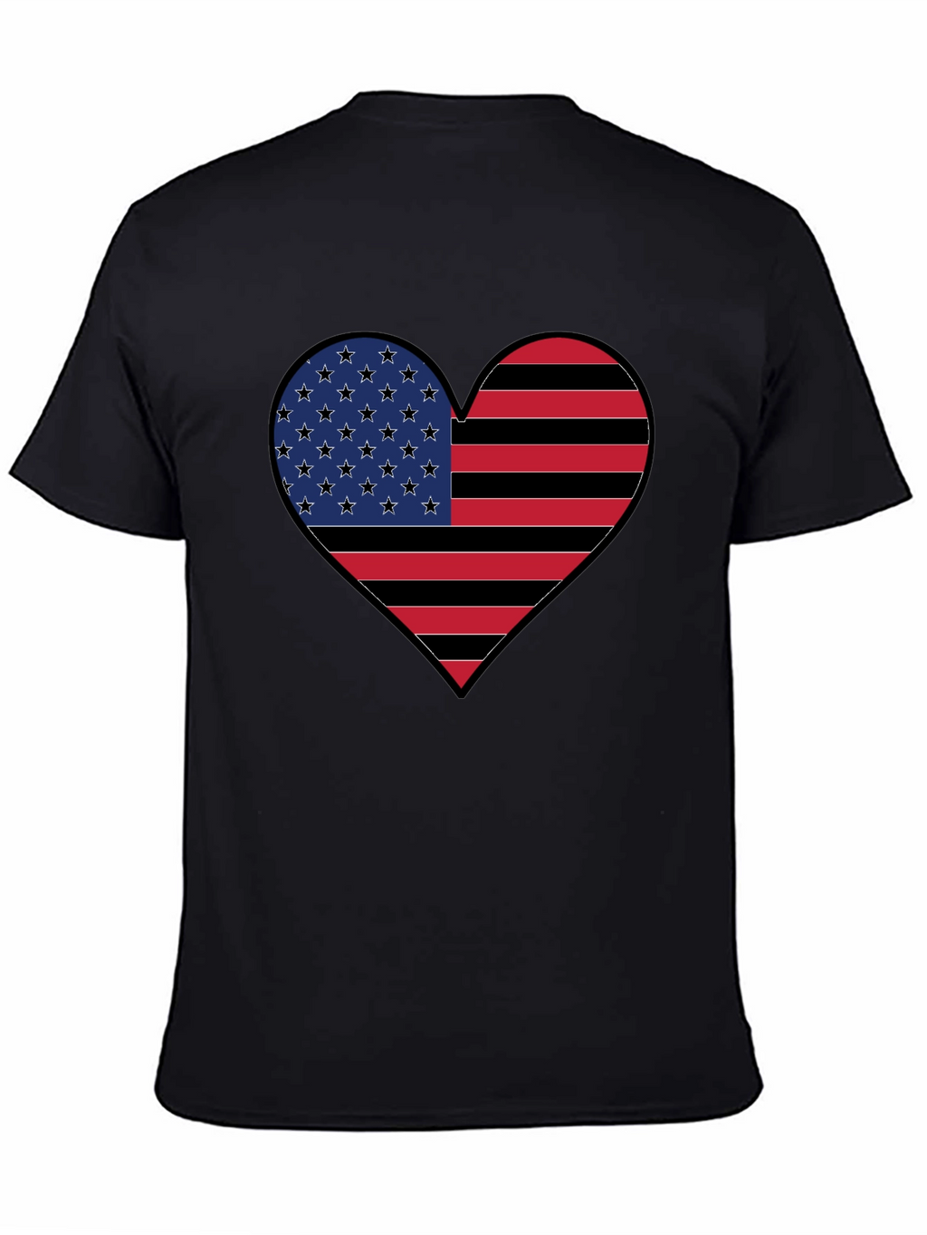 American Flag Heart T-Shirt