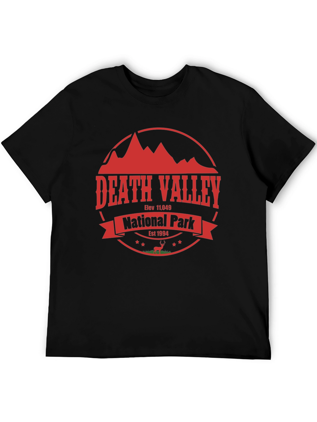 Death Valley National Park Black T-Shirt