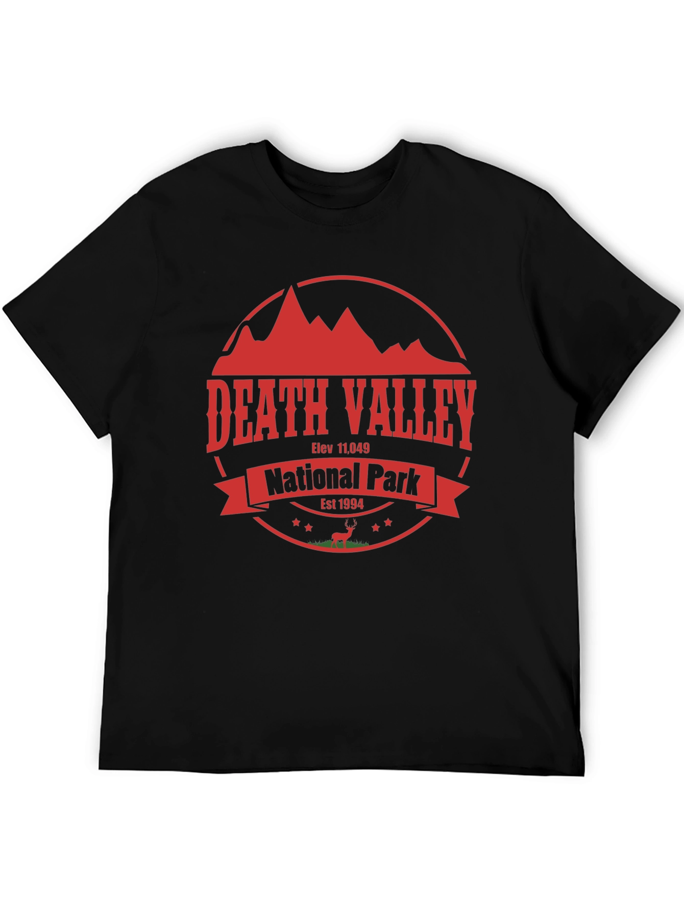 Death Valley National Park Black T-Shirt