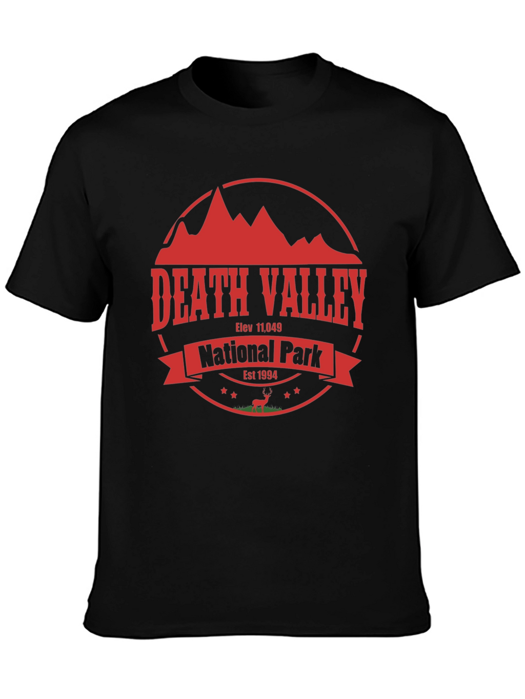 Death Valley National Park Black T-Shirt