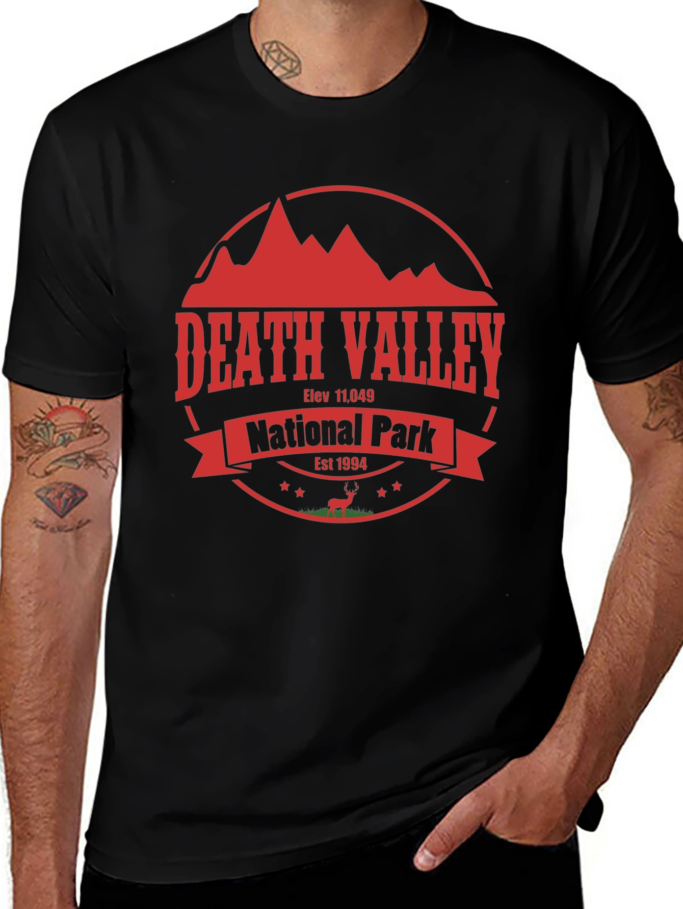 Death Valley National Park Black T-Shirt