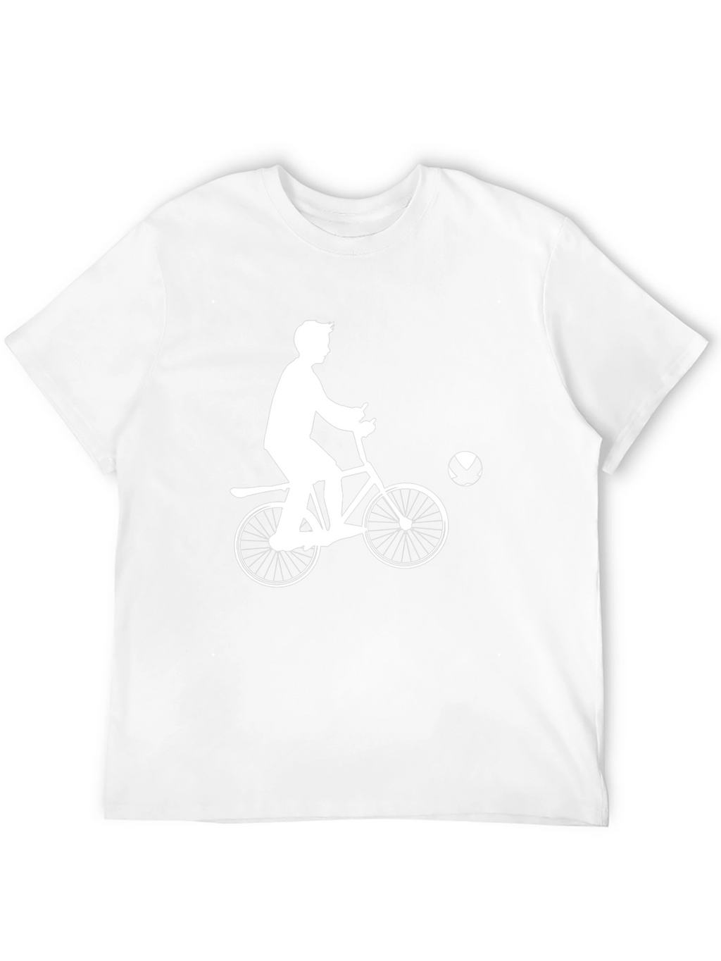 Cycling Silhouette Black T-Shirt