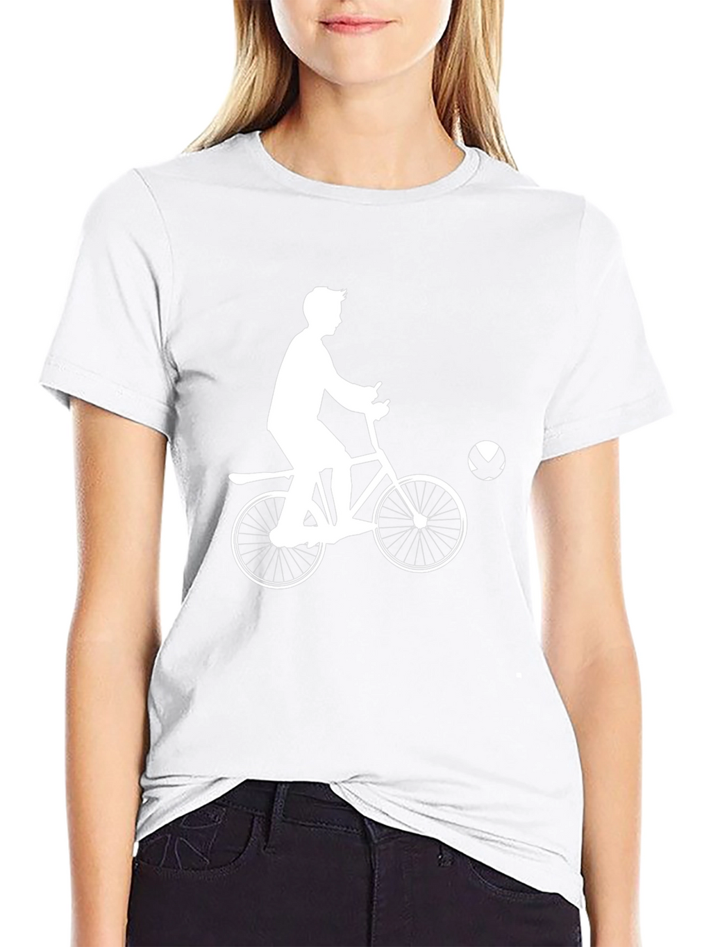 Cycling Silhouette Black T-Shirt