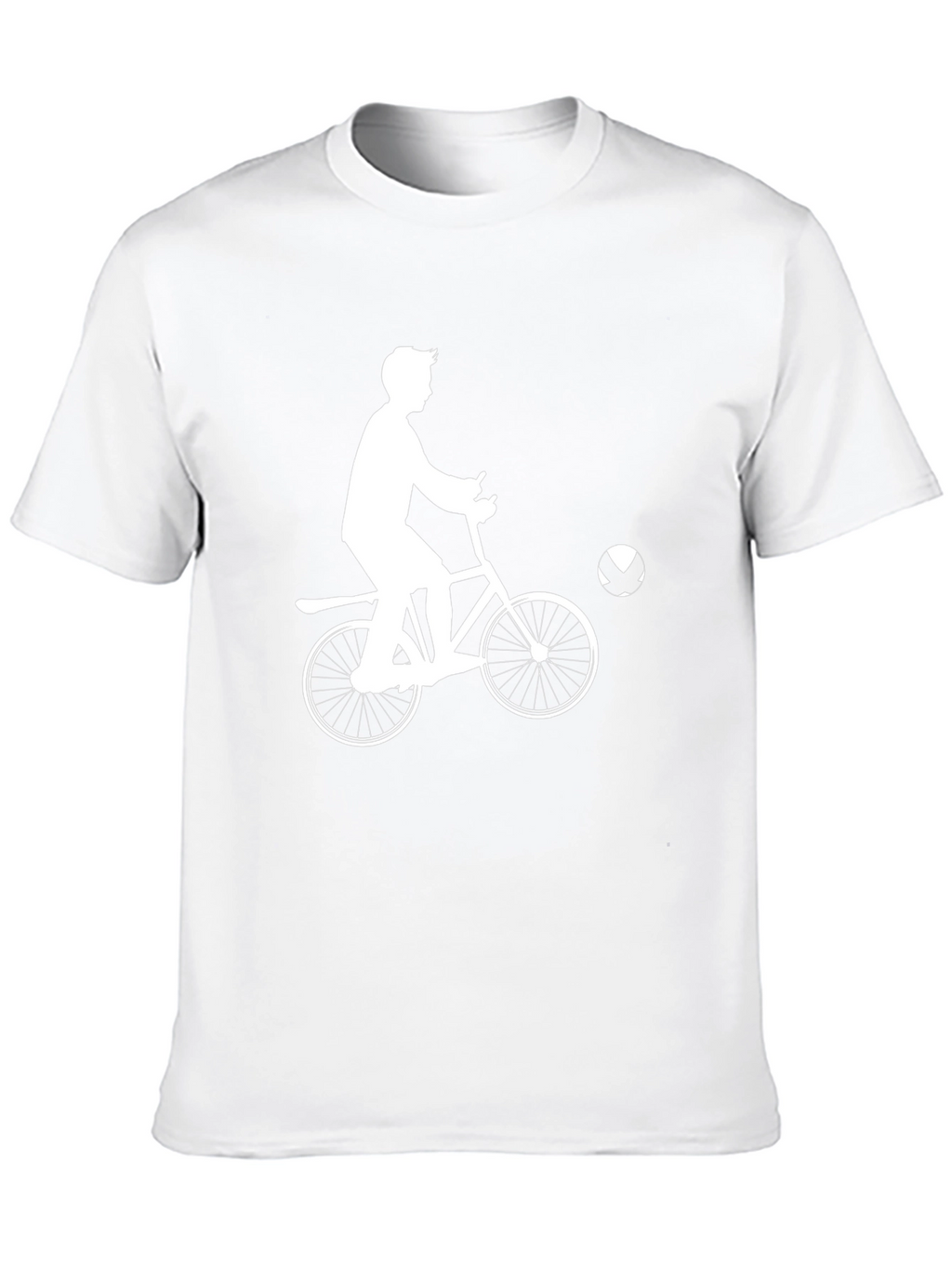 Cycling Silhouette Black T-Shirt