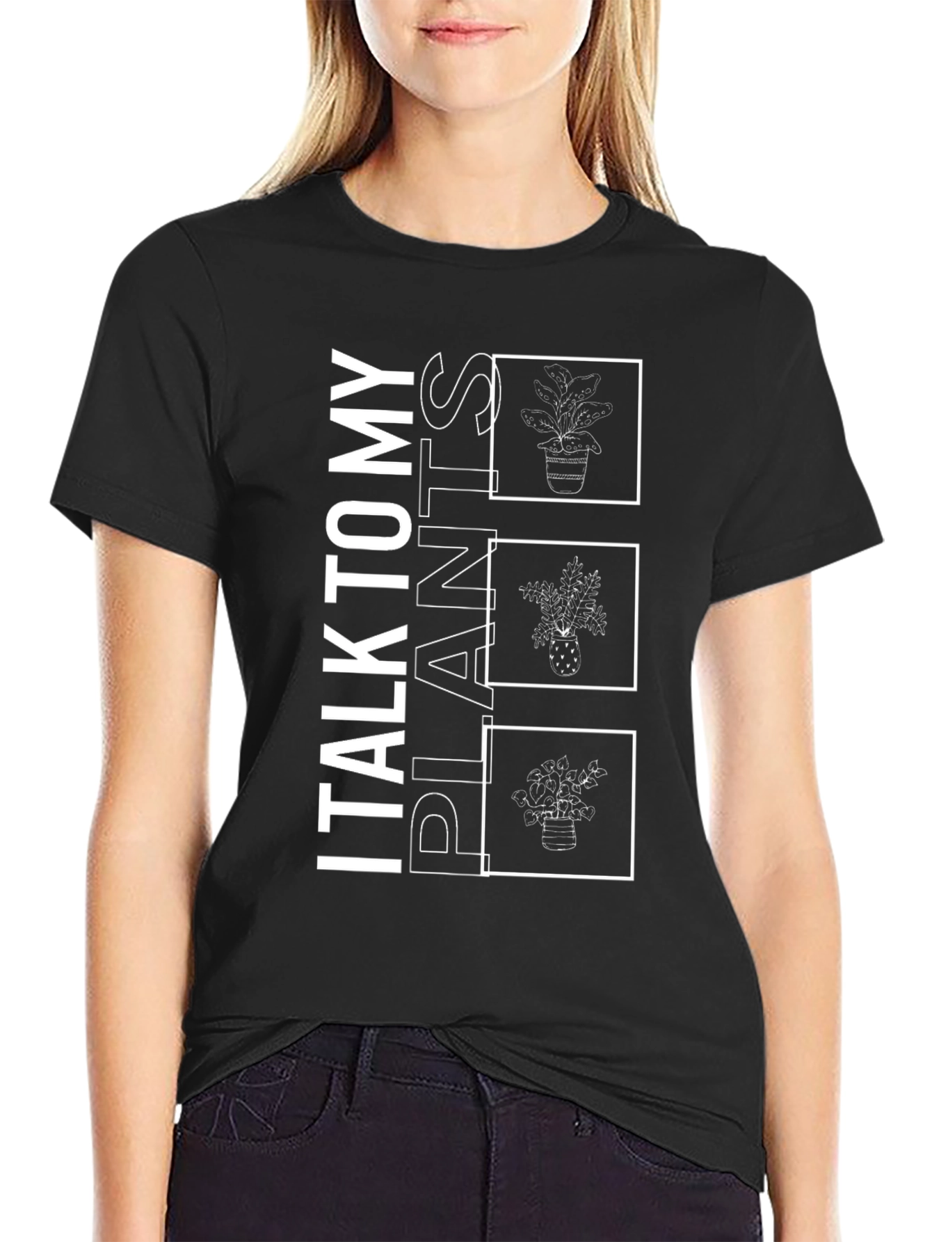 I Talk To My Plants Graphic Tee