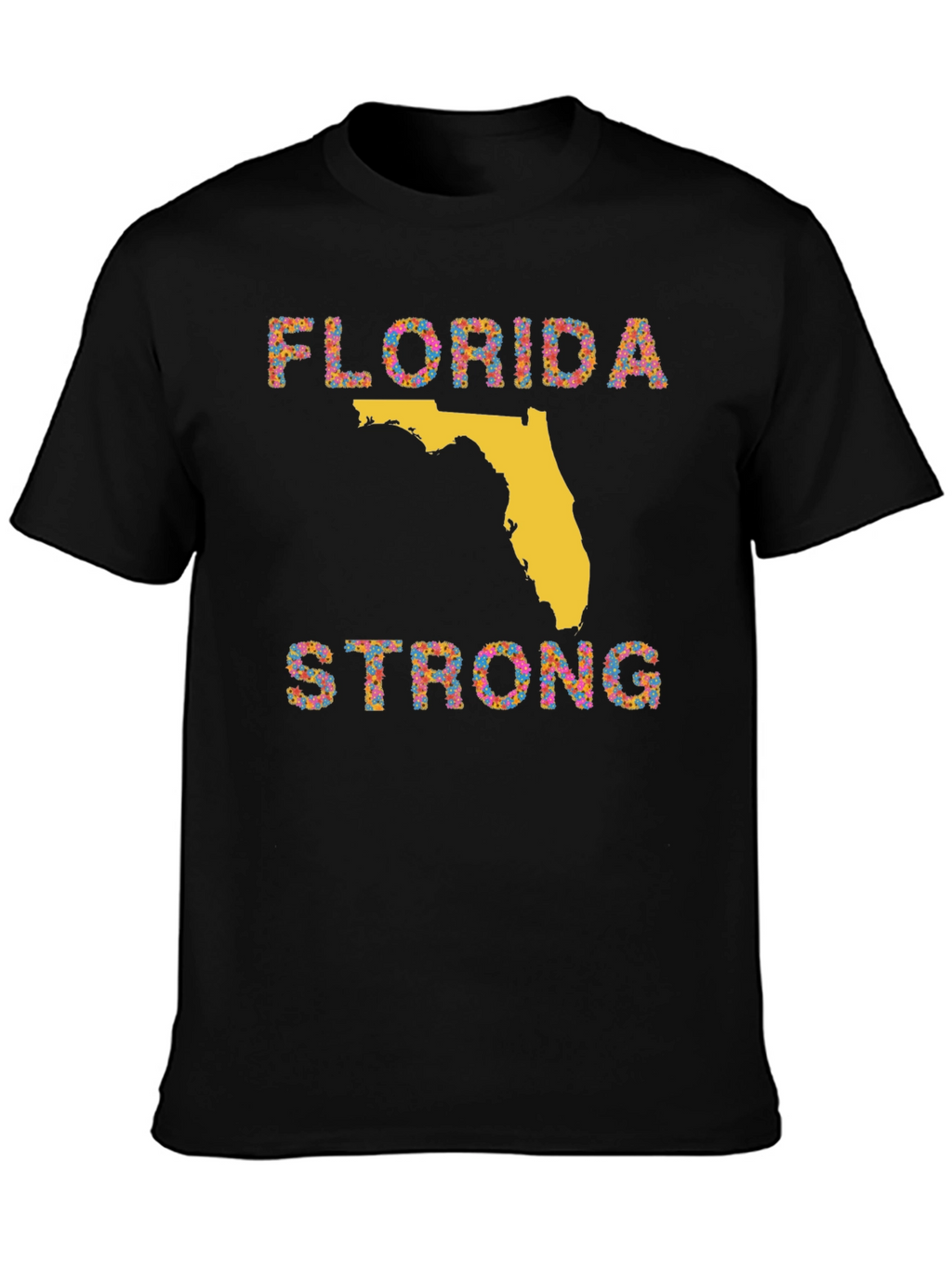 Florida Strong Graphic T-Shirt - Black