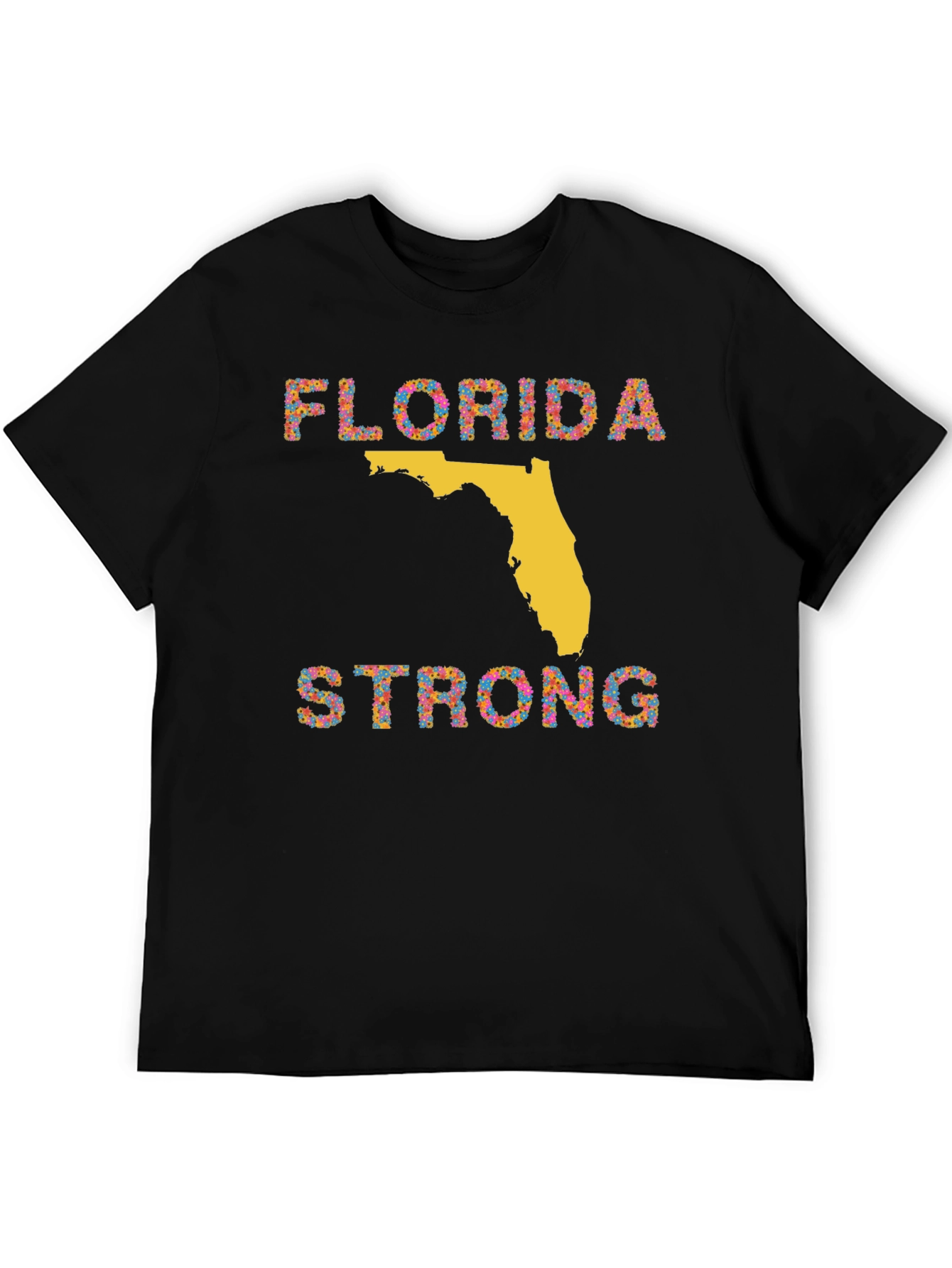 Florida Strong Graphic T-Shirt - Black