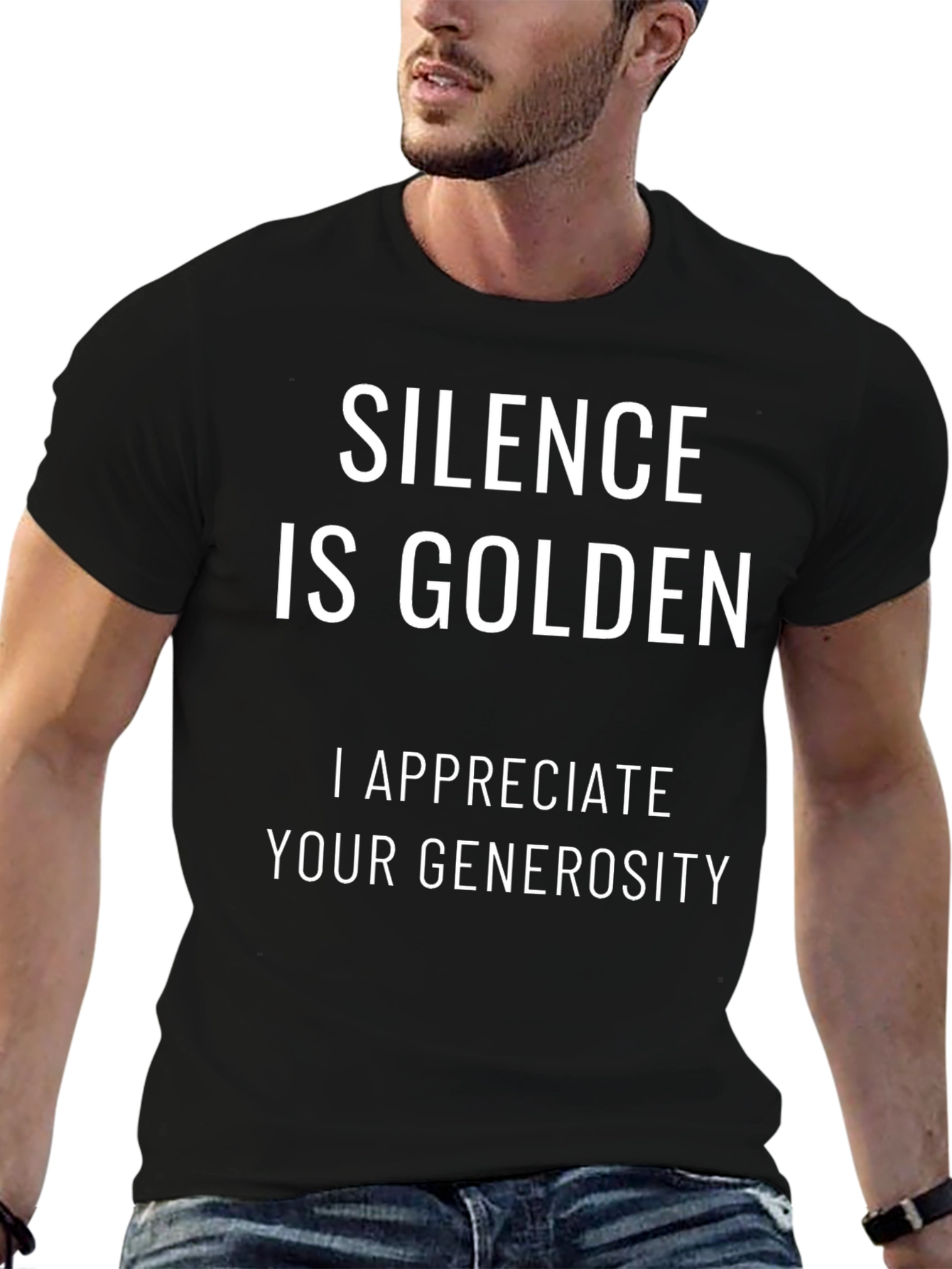 Silence is Golden Graphic Tee
