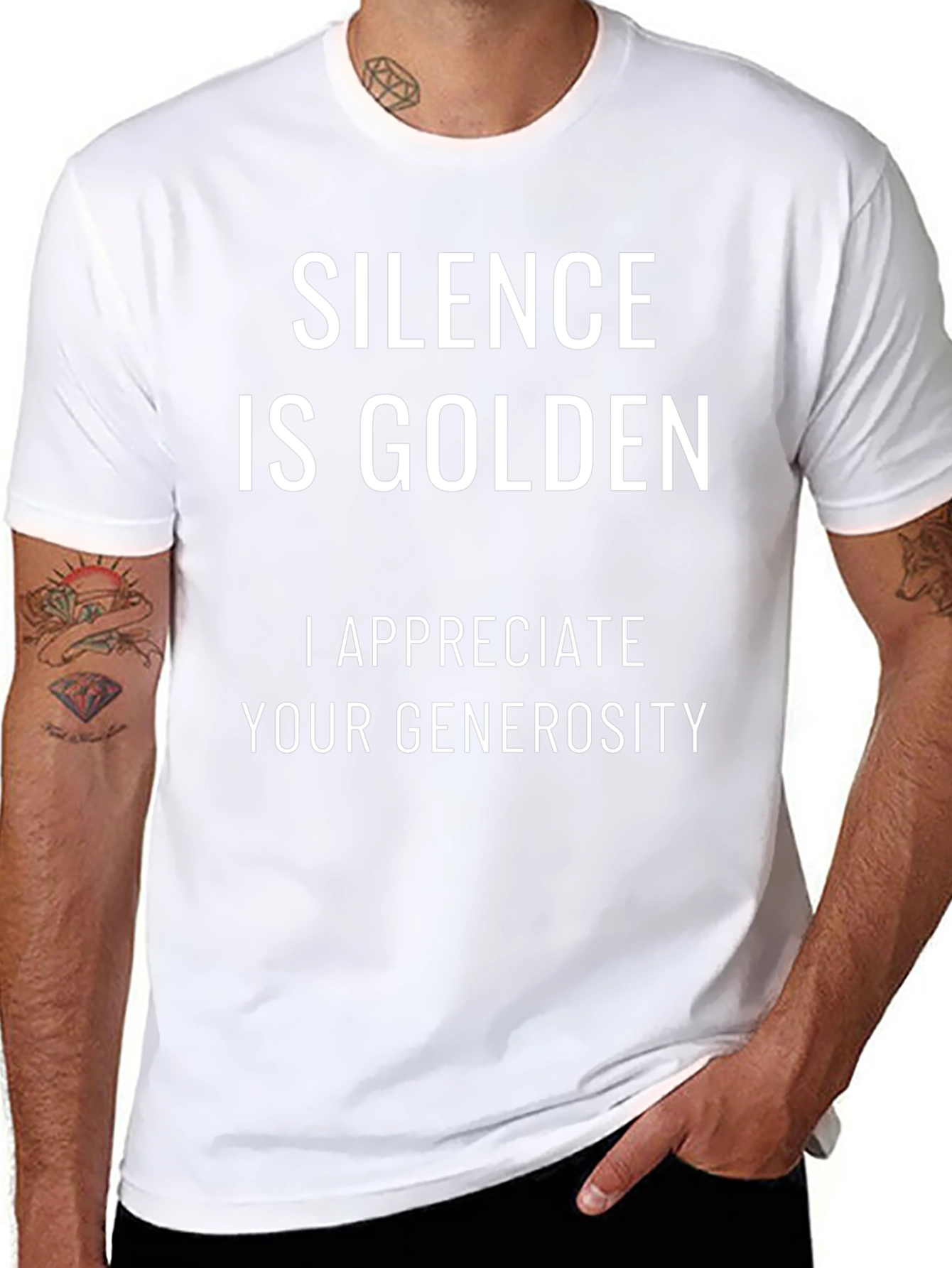 Silence is Golden Graphic Tee