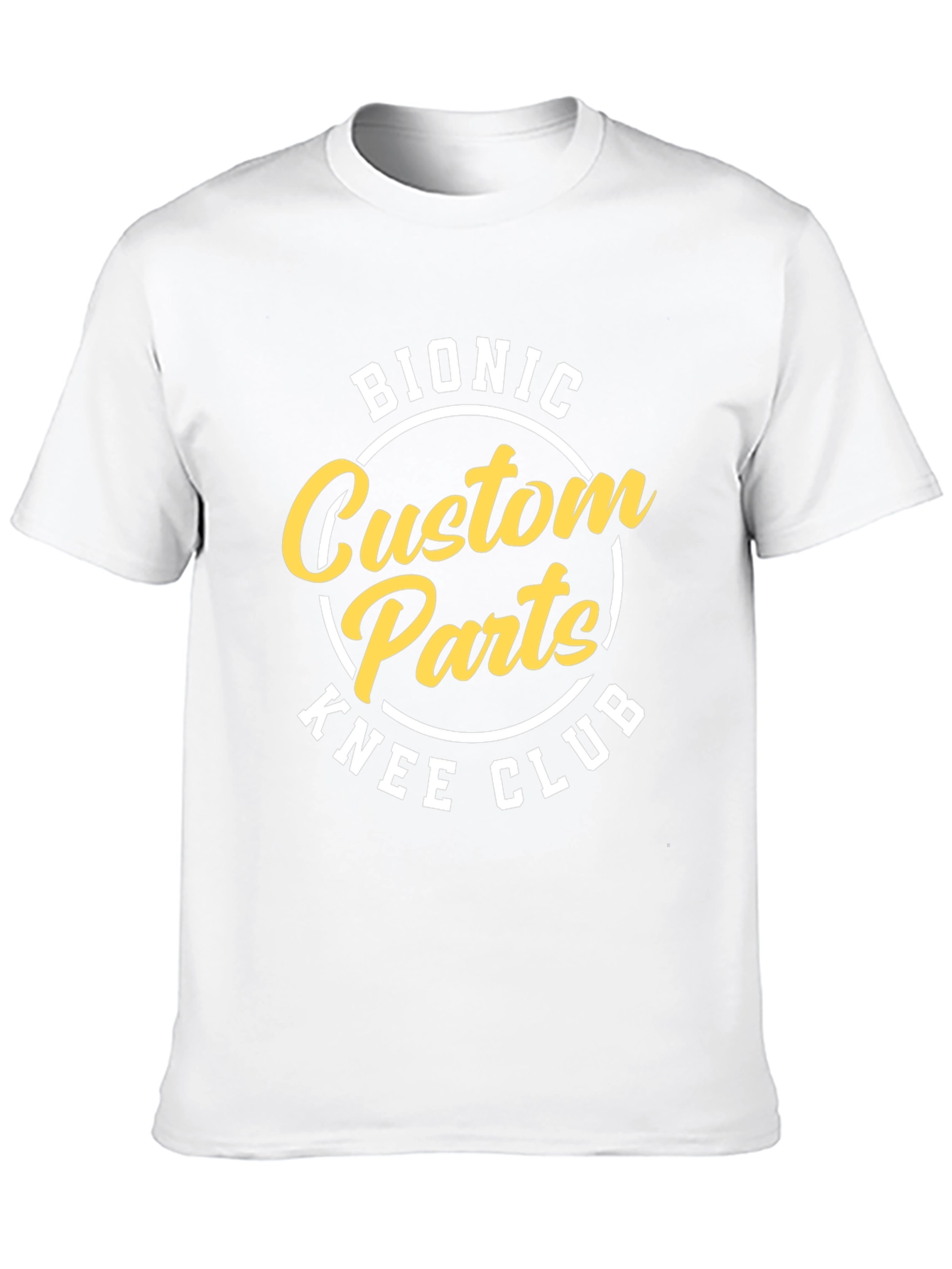 Bionic Custom Parts Knee Club Black Graphic Tee