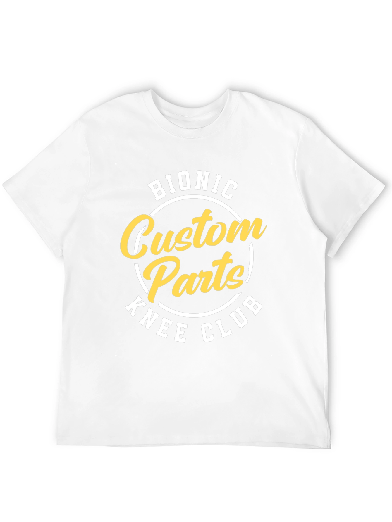 Bionic Custom Parts Knee Club Black Graphic Tee