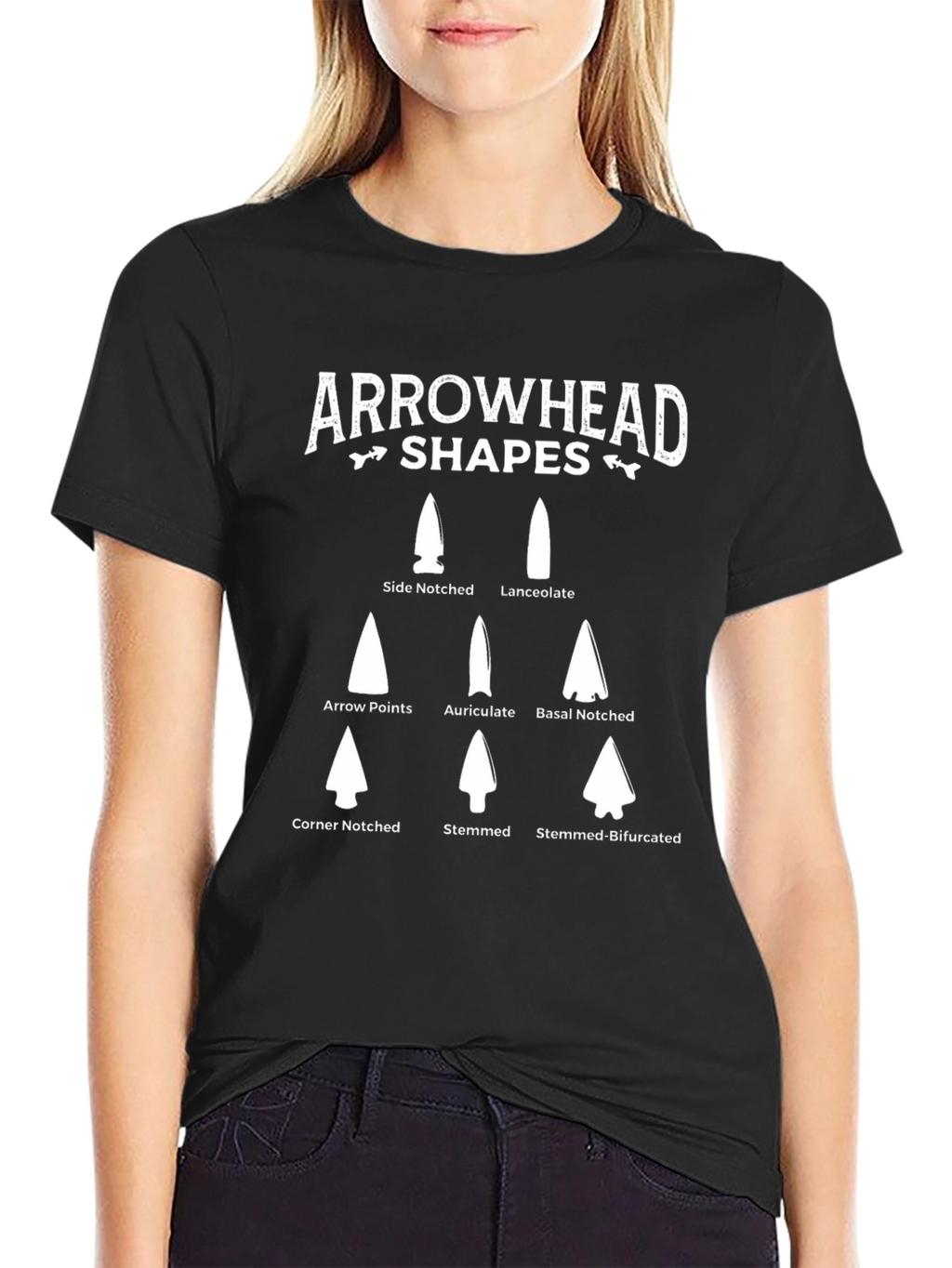 Arrowhead Shapes T-Shirt - Archaeology & History Tee