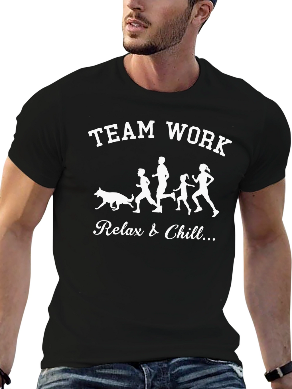 Teamwork Family Run Graphic Tee
