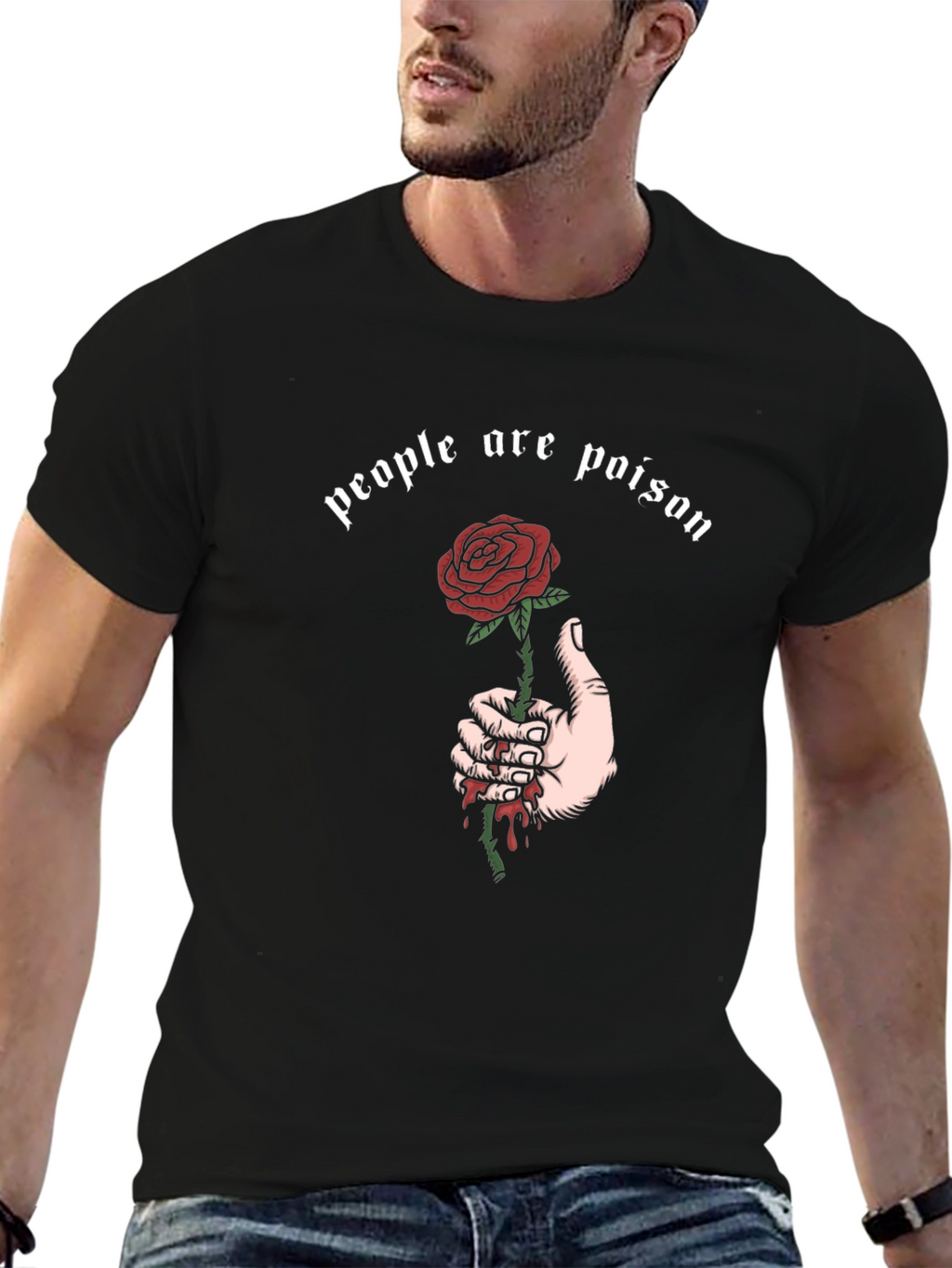 People are Poison Rose Graphic Tee