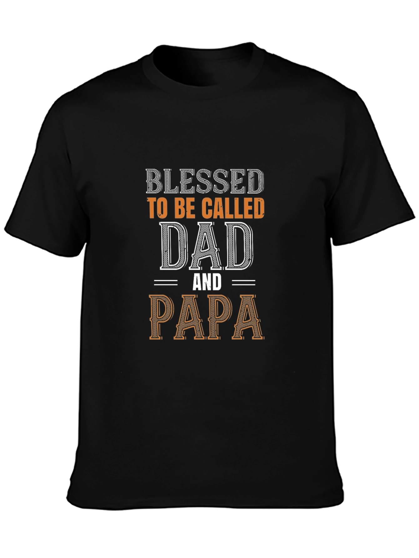 Blessed Dad & Papa Graphic Tee - Perfect Fathers Day Gift