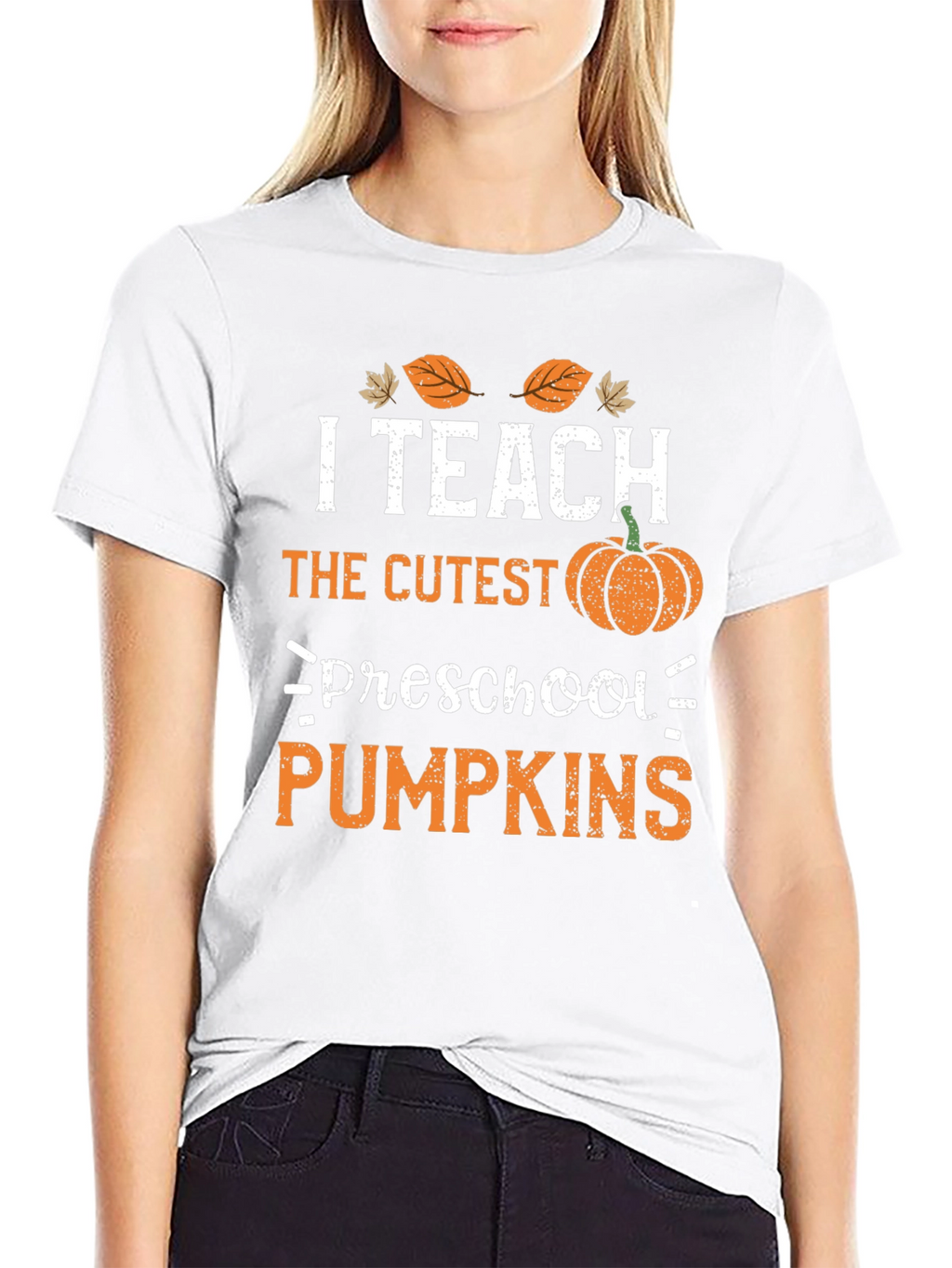 I Teach Cutest Preschool Pumpkins Graphic T-Shirt