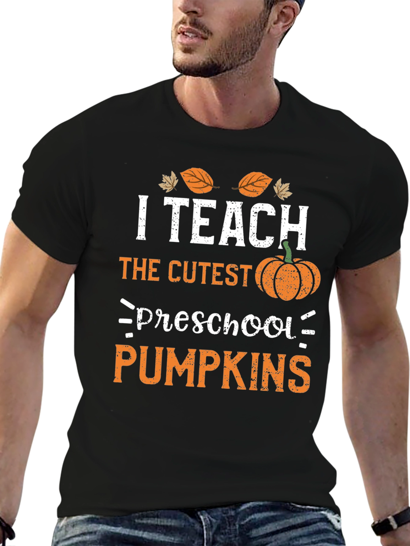 I Teach Cutest Preschool Pumpkins Graphic T-Shirt