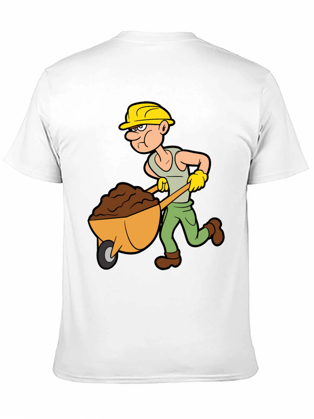 Cartoon Construction Worker T-Shirt