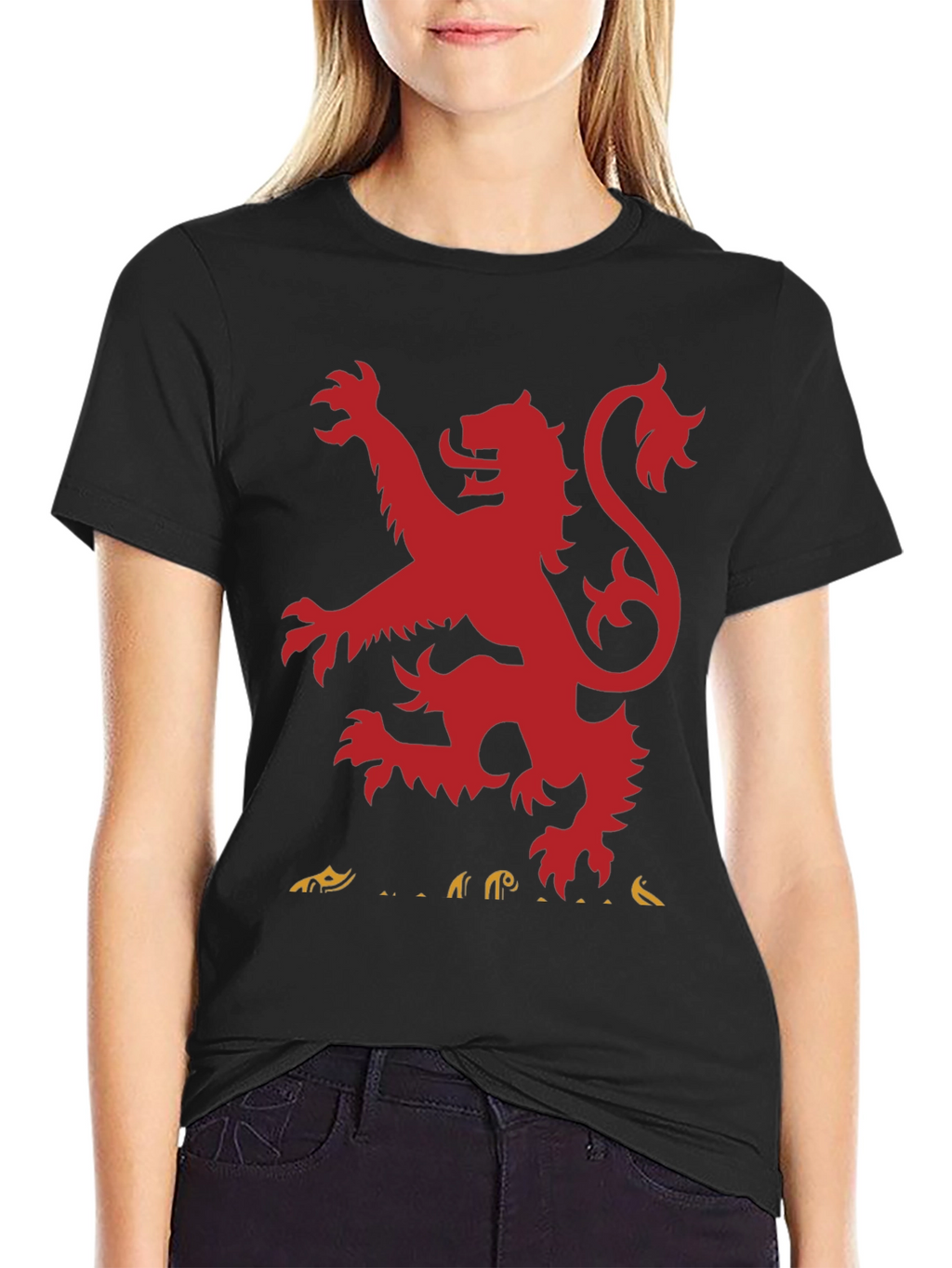 Lion Rampant T-Shirt - Black