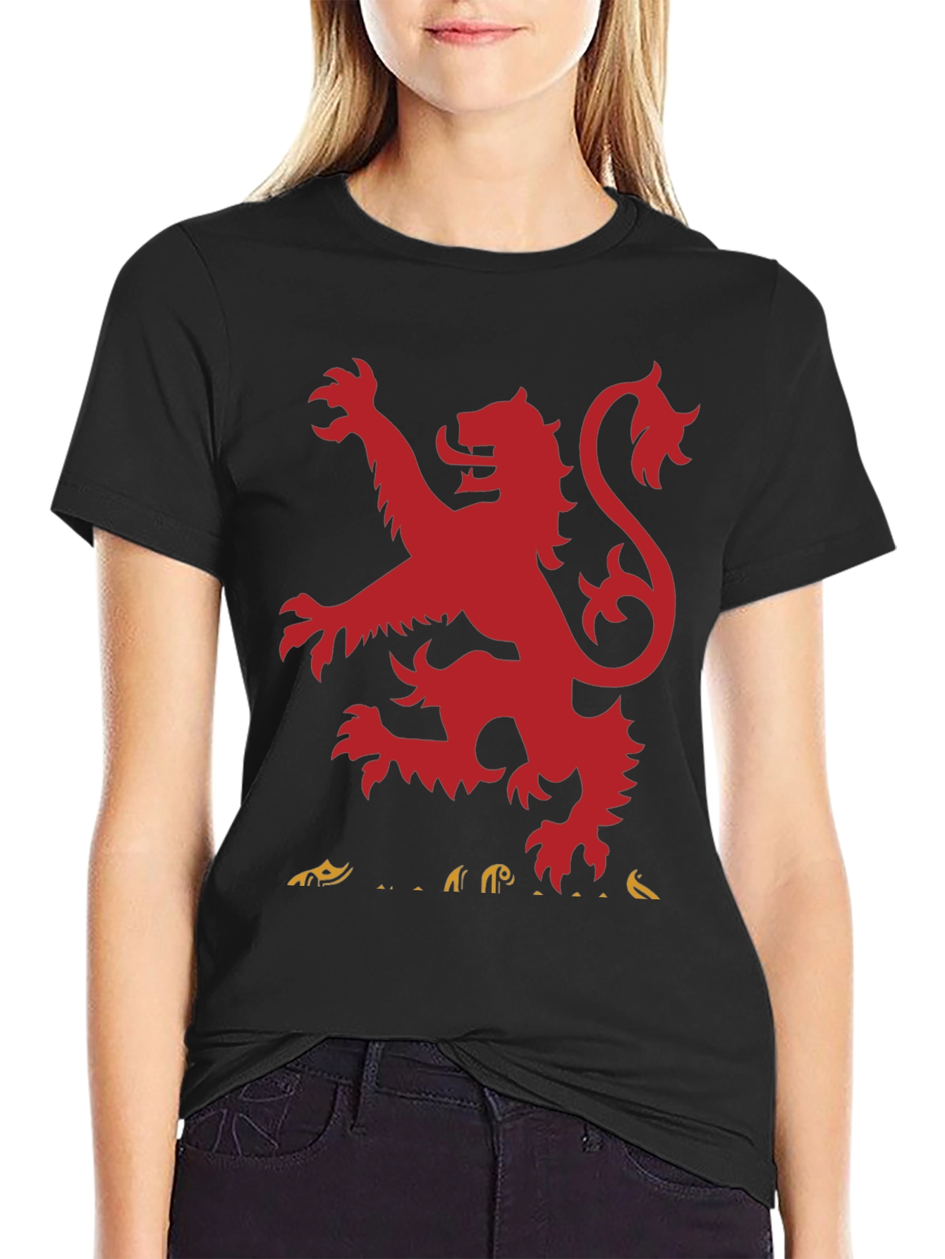 Lion Rampant T-Shirt - Black