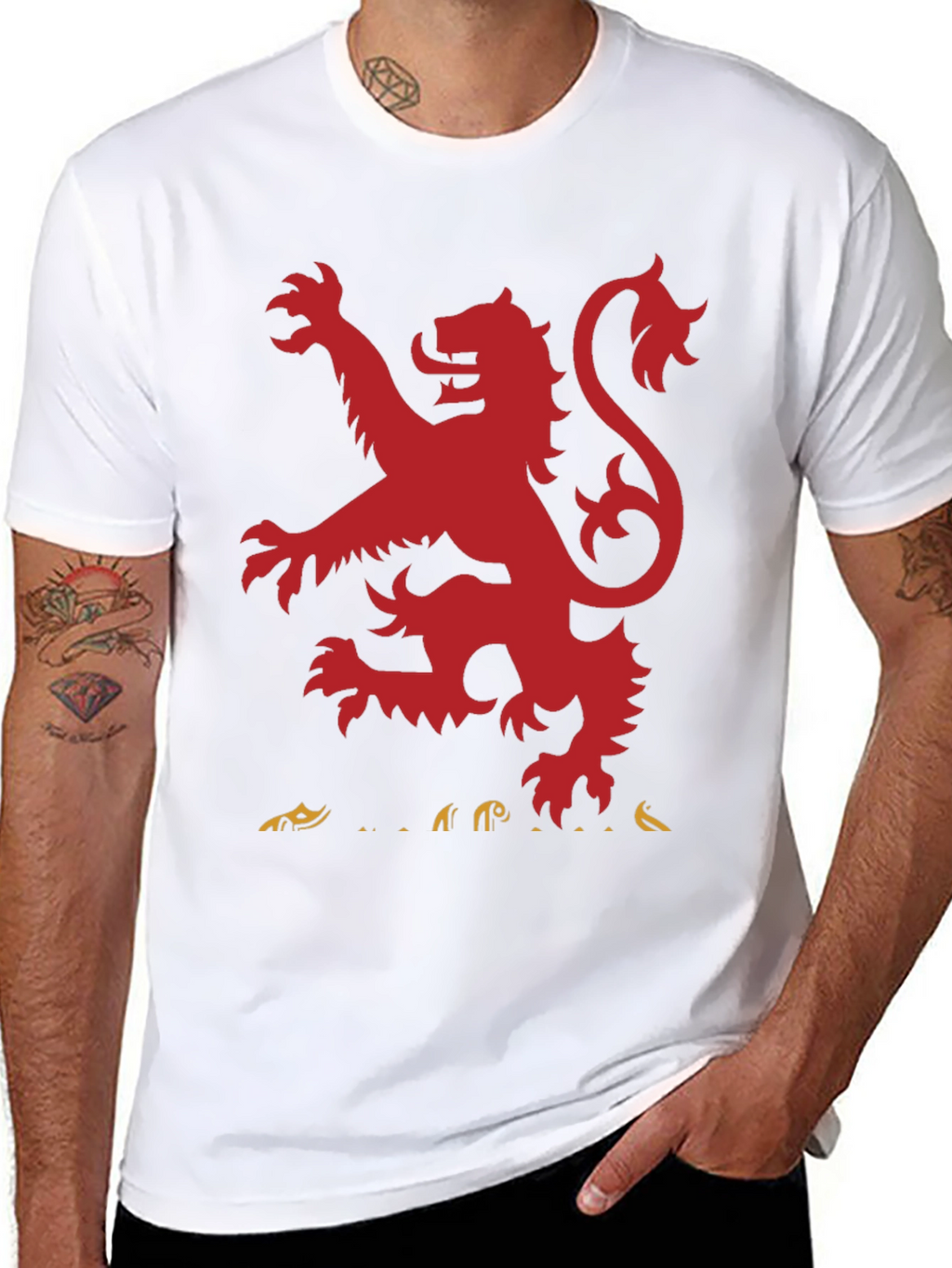 Lion Rampant T-Shirt - Black