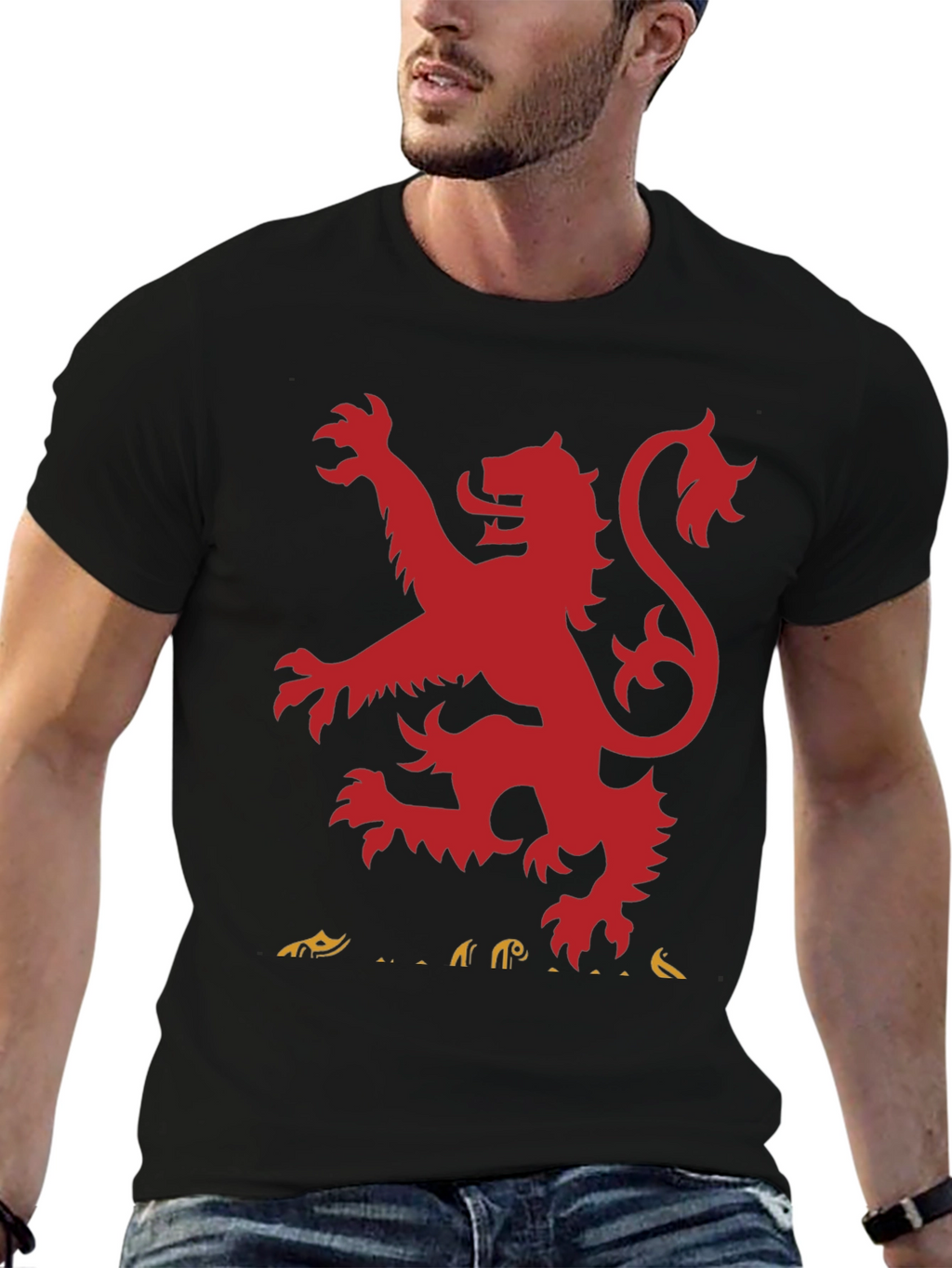 Lion Rampant T-Shirt - Black