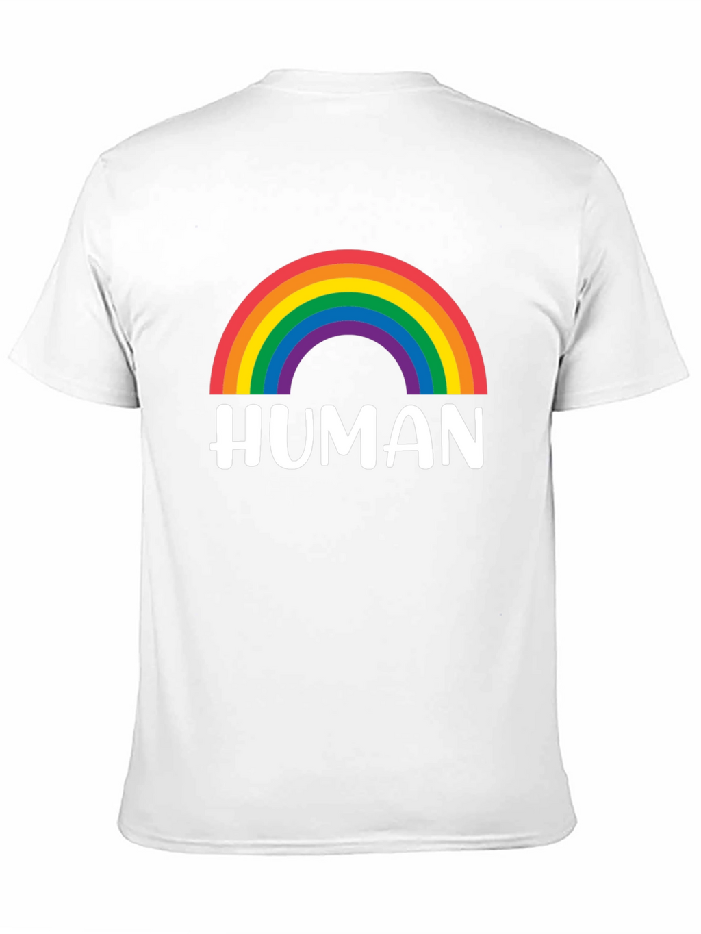 Human Rainbow Pride T-Shirt - Black