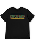 Drums T-Shirt - Music Lover Tee