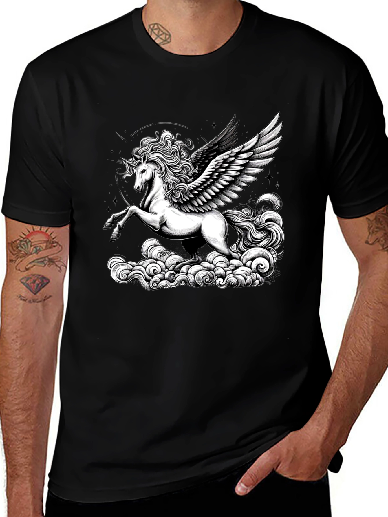 Unicorn Pegasus Graphic Tee