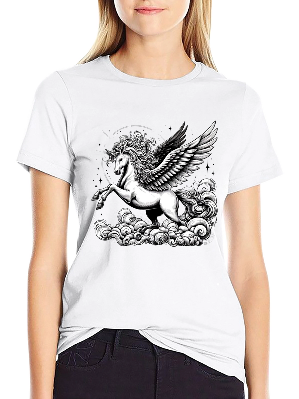 Unicorn Pegasus Graphic Tee