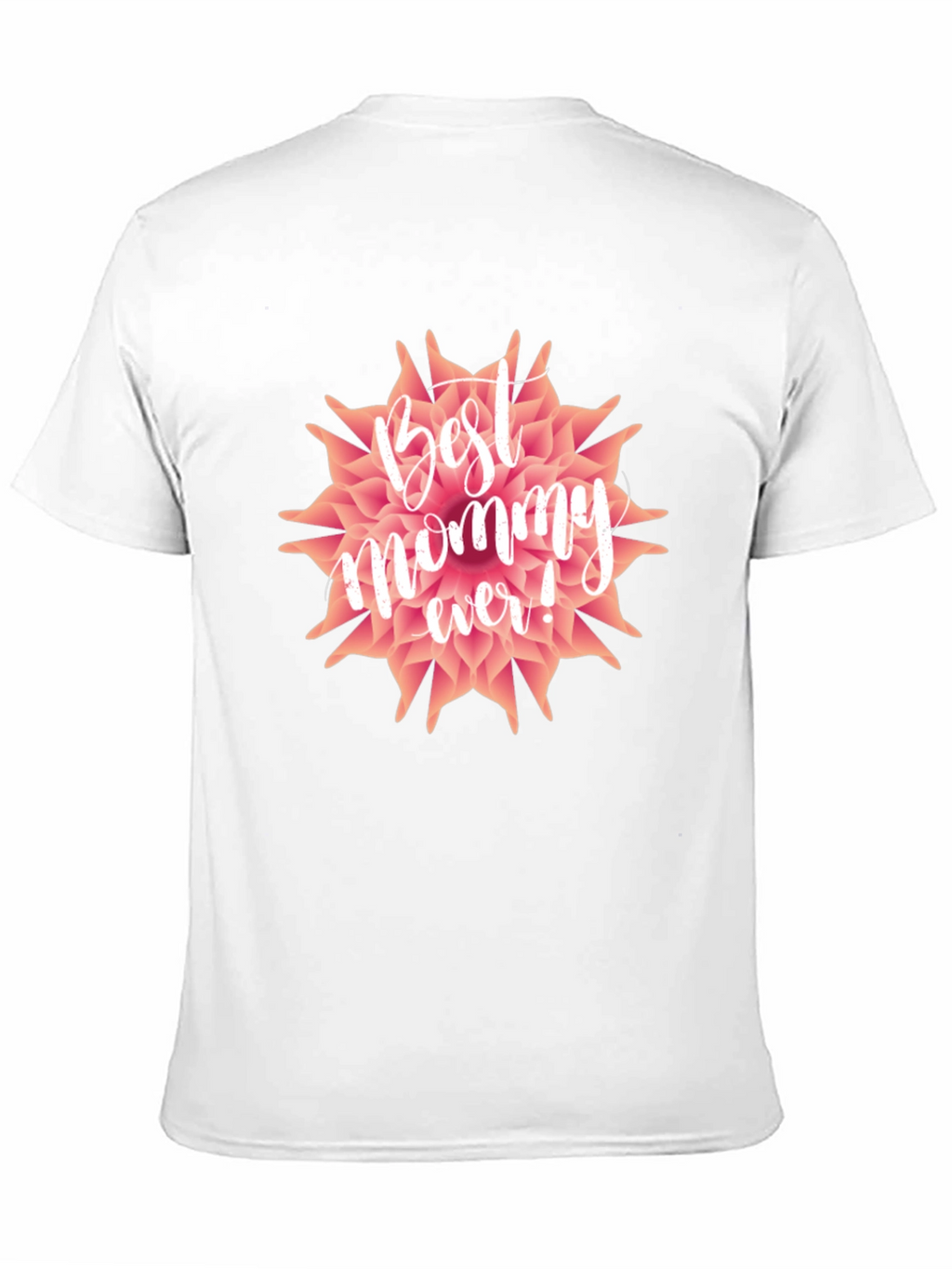 Best Mommy Ever T-Shirt - Floral Design