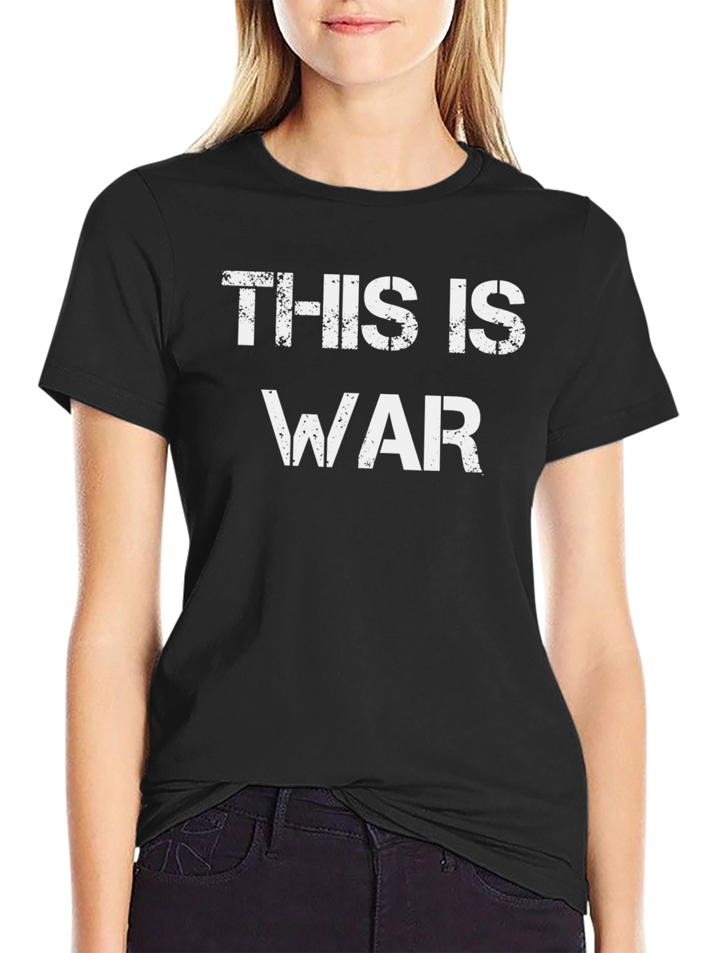 This Is War T-Shirt - Distressed Graphic Tee